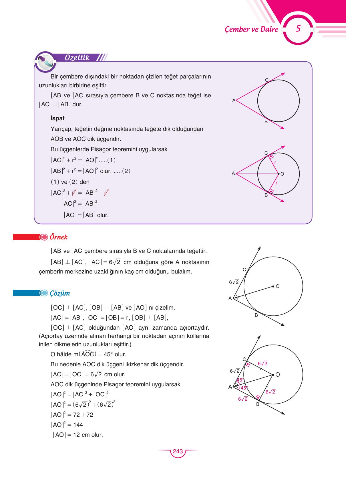 11. Sınıf Sdr Dikey Yayıncılık Matematik Ders Kitabı Sayfa 243 Cevapları