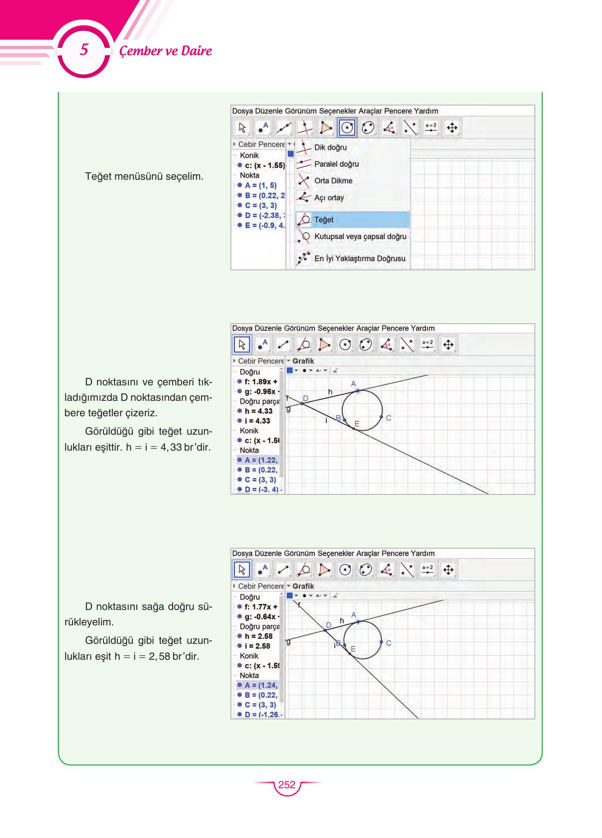 11. Sınıf Sdr Dikey Yayıncılık Matematik Ders Kitabı Sayfa 252 Cevapları
