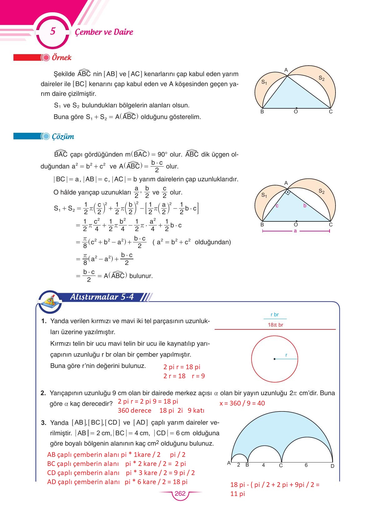 11. Sınıf Sdr Dikey Yayıncılık Matematik Ders Kitabı Sayfa 262 Cevapları 11. Sınıf Sdr Dikey Yayıncılık Matematik Ders Kitabı Sayfa 262 Cevapları