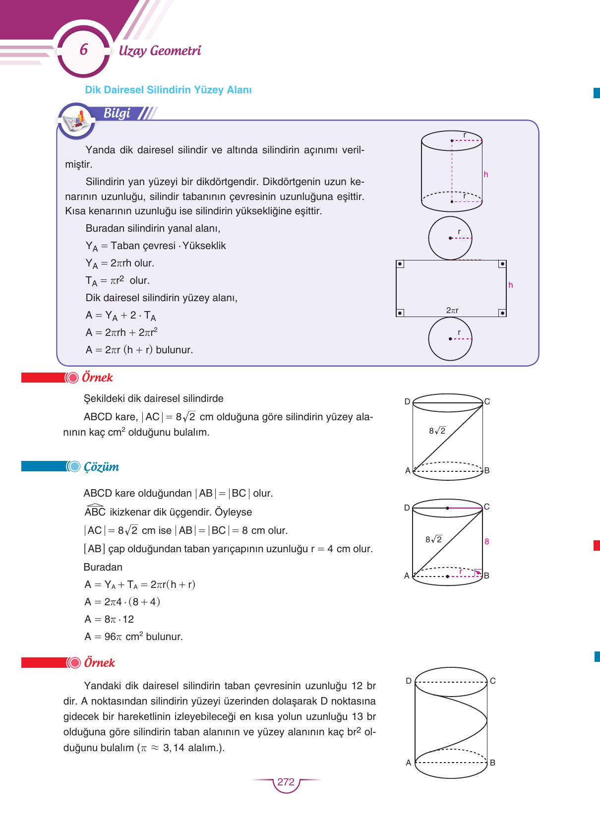 11. Sınıf Sdr Dikey Yayıncılık Matematik Ders Kitabı Sayfa 272 Cevapları