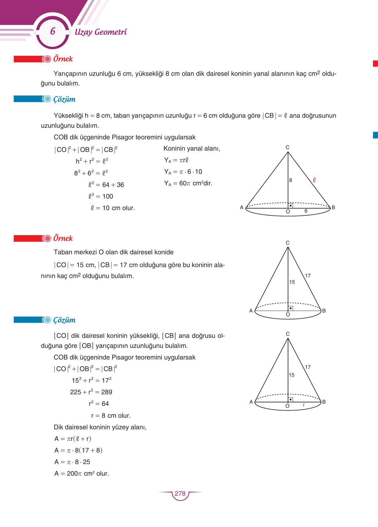 11. Sınıf Sdr Dikey Yayıncılık Matematik Ders Kitabı Sayfa 278 Cevapları