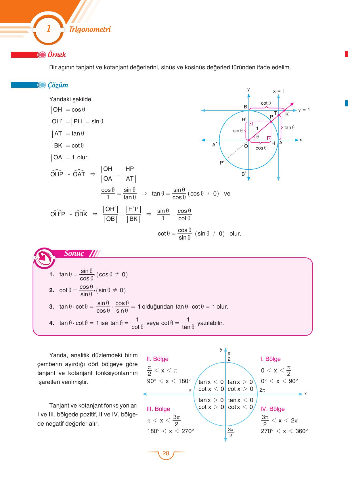 11. Sınıf Sdr Dikey Yayıncılık Matematik Ders Kitabı Sayfa 28 Cevapları