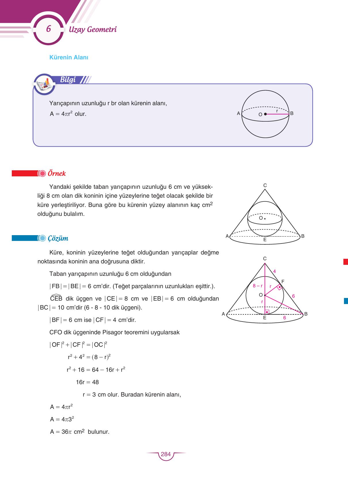 11. Sınıf Sdr Dikey Yayıncılık Matematik Ders Kitabı Sayfa 284 Cevapları