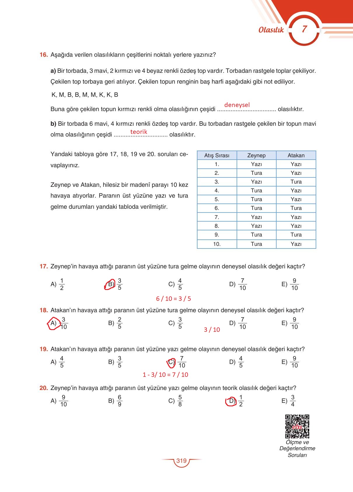 11. Sınıf Sdr Dikey Yayıncılık Matematik Ders Kitabı Sayfa 319 Cevapları 11. Sınıf Sdr Dikey Yayıncılık Matematik Ders Kitabı Sayfa 319 Cevapları