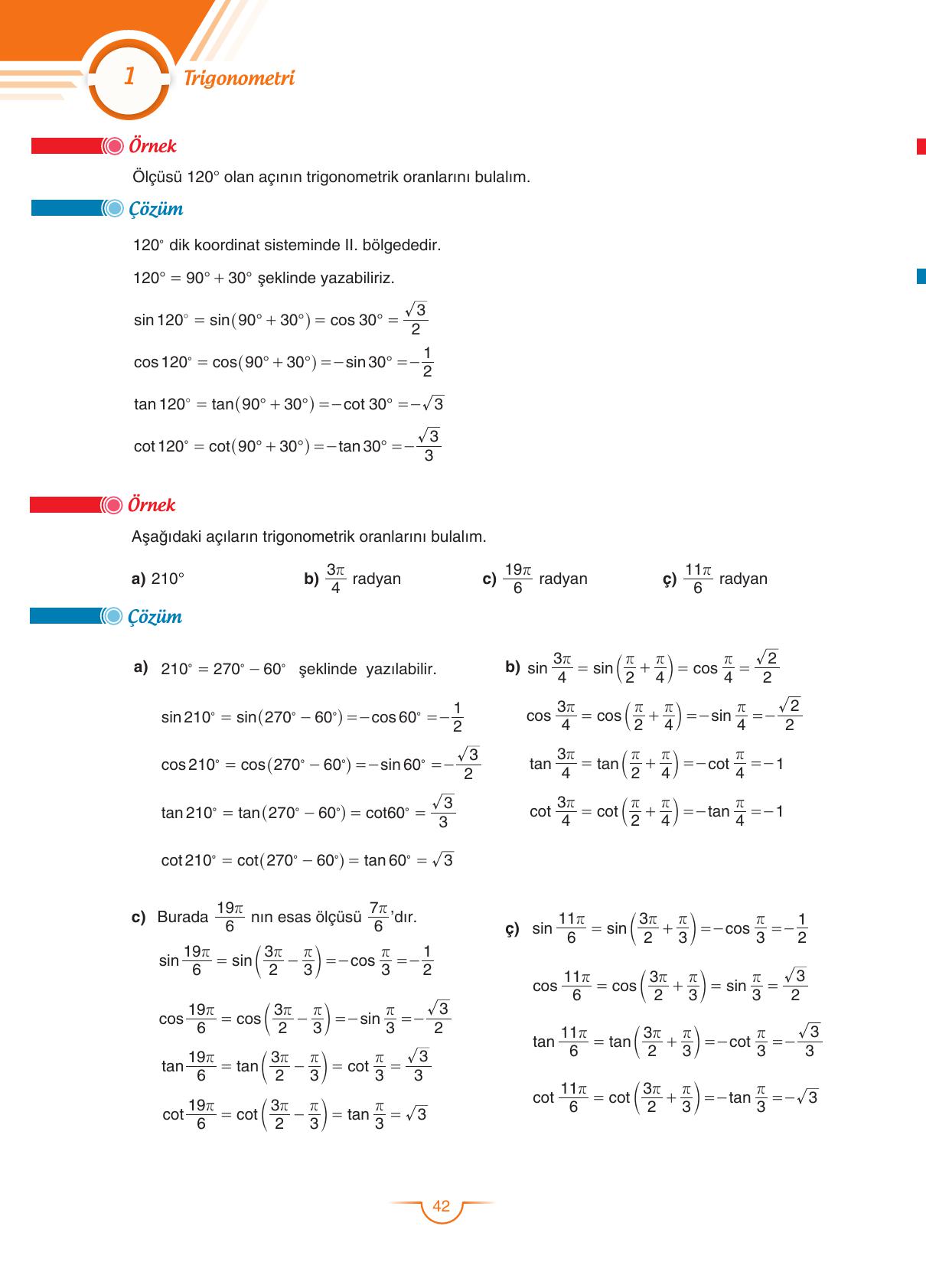 11. Sınıf Sdr Dikey Yayıncılık Matematik Ders Kitabı Sayfa 42 Cevapları 11. Sınıf Sdr Dikey Yayıncılık Matematik Ders Kitabı Sayfa 42 Cevapları