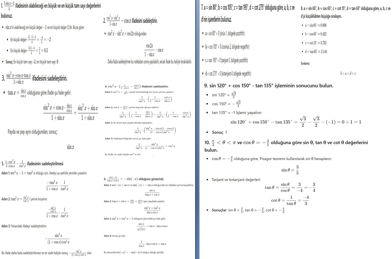 11. Sınıf Sdr Dikey Yayıncılık Matematik Ders Kitabı Sayfa 49 Cevapları 11. Sınıf Sdr Dikey Yayıncılık Matematik Ders Kitabı Sayfa 49 Cevapları