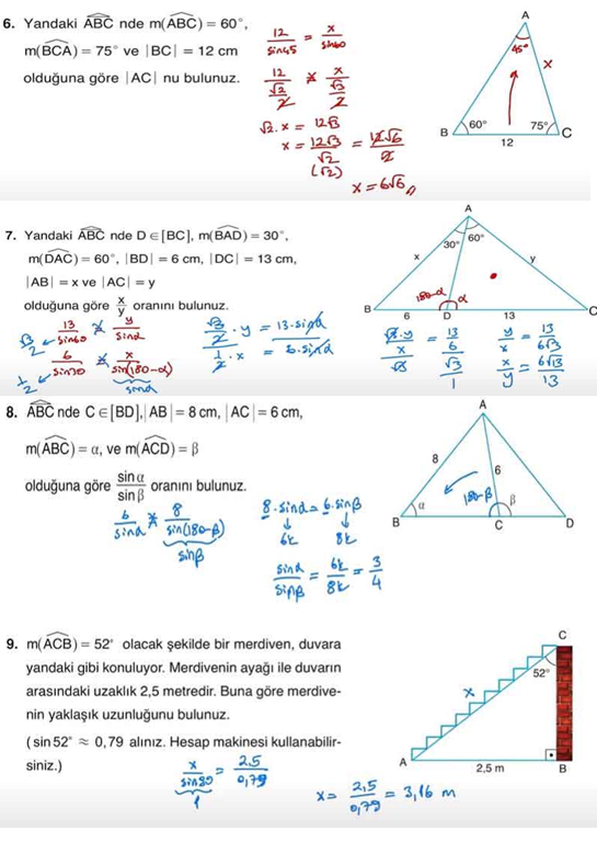 11. Sınıf Sdr Dikey Yayıncılık Matematik Ders Kitabı Sayfa 60 Cevapları