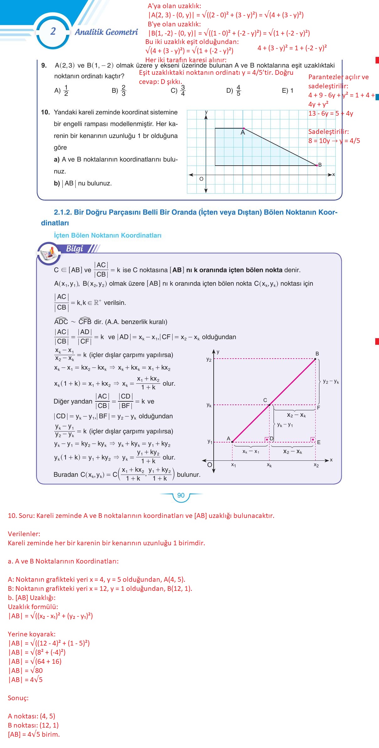 11. Sınıf Sdr Dikey Yayıncılık Matematik Ders Kitabı Sayfa 90 Cevapları