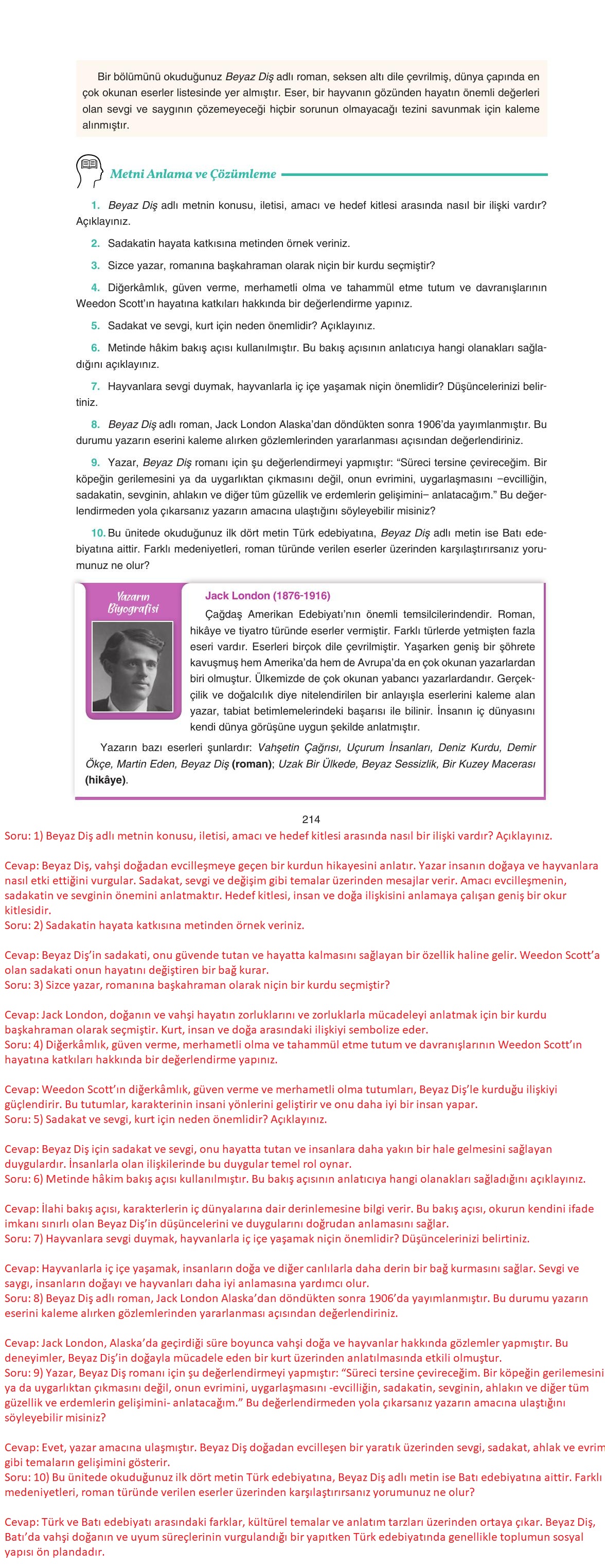 11. Sınıf Gizem Yayınları Türk Dili Ve Edebiyatı Ders Kitabı Sayfa 214 Cevapları 11. Sınıf Gizem Yayınları Türk Dili Ve Edebiyatı Ders Kitabı Sayfa 214 Cevapları