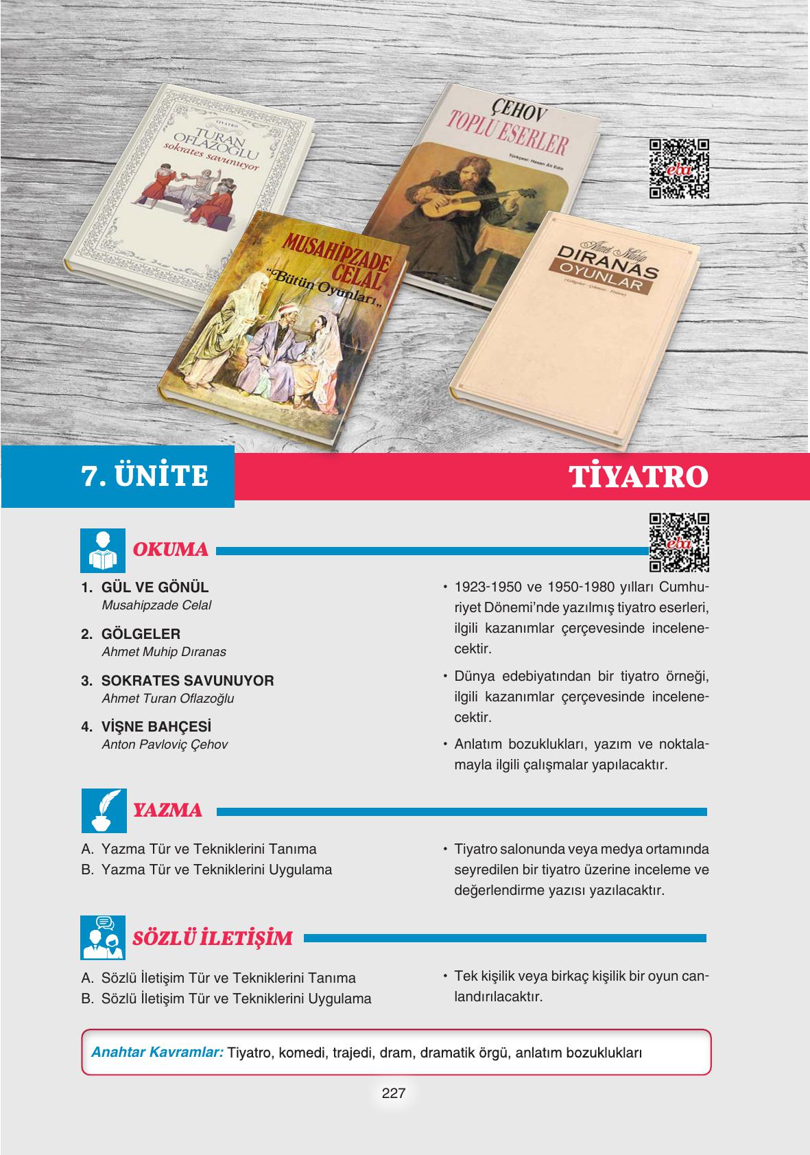11. Sınıf Gizem Yayınları Türk Dili Ve Edebiyatı Ders Kitabı Sayfa 227 Cevapları 11. Sınıf Gizem Yayınları Türk Dili Ve Edebiyatı Ders Kitabı Sayfa 227 Cevapları