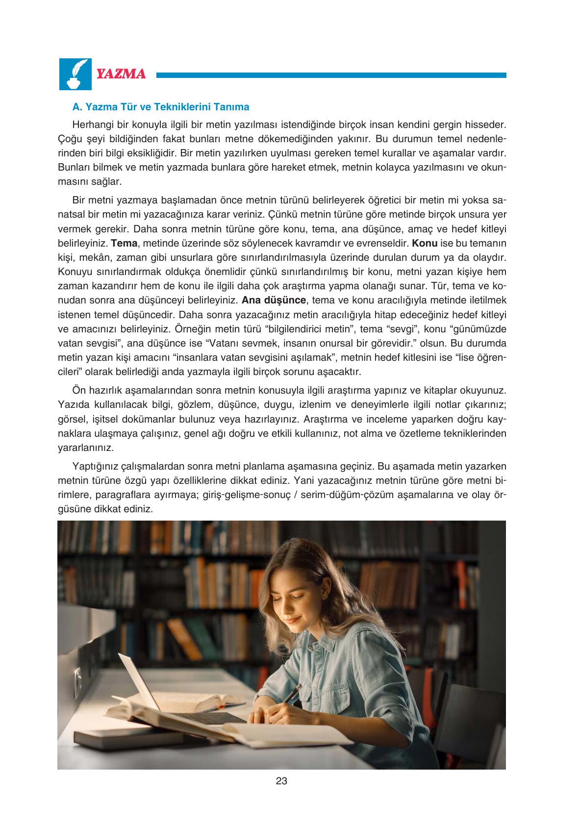 11. Sınıf Gizem Yayınları Türk Dili Ve Edebiyatı Ders Kitabı Sayfa 23 Cevapları 11. Sınıf Gizem Yayınları Türk Dili Ve Edebiyatı Ders Kitabı Sayfa 23 Cevapları