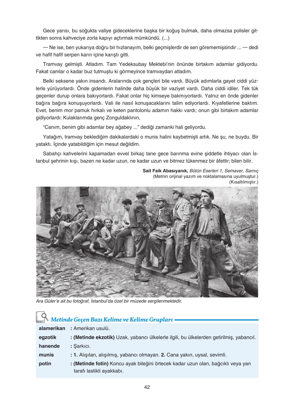 11. Sınıf Gizem Yayınları Türk Dili Ve Edebiyatı Ders Kitabı Sayfa 42 Cevapları 11. Sınıf Gizem Yayınları Türk Dili Ve Edebiyatı Ders Kitabı Sayfa 42 Cevapları