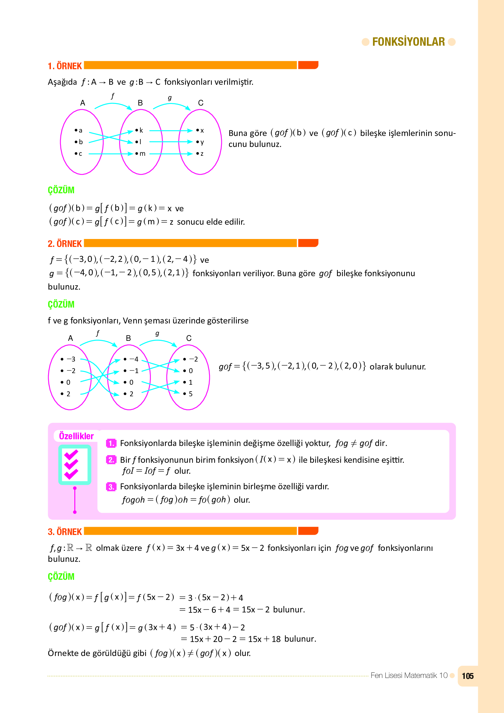 10. Sınıf Meb Yayınları Fen Lisesi Matematik Ders Kitabı Sayfa 105 Cevapları 10. Sınıf Meb Yayınları Fen Lisesi Matematik Ders Kitabı Sayfa 105 Cevapları