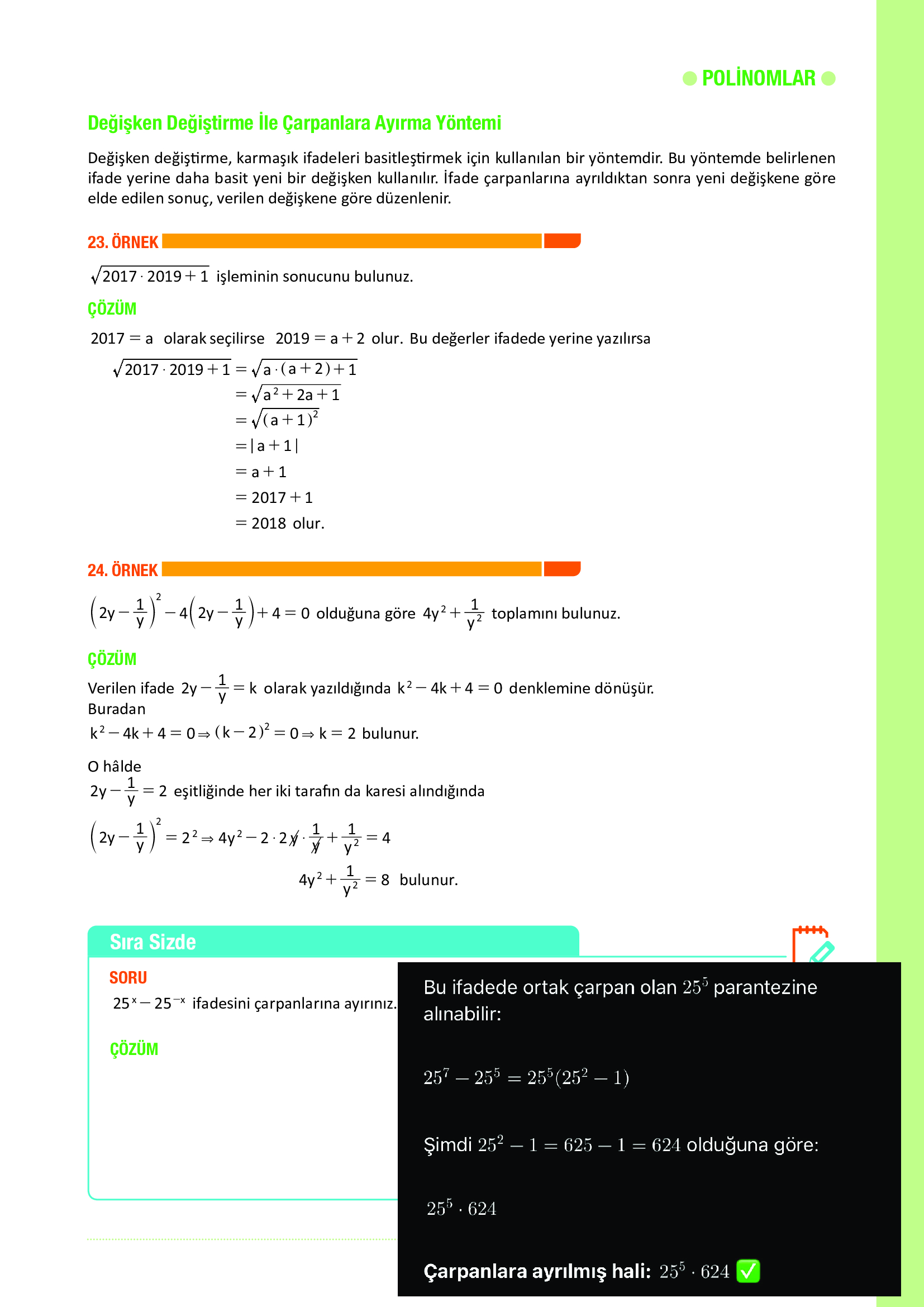10. Sınıf Meb Yayınları Fen Lisesi Matematik Ders Kitabı Sayfa 161 Cevapları 10. Sınıf Meb Yayınları Fen Lisesi Matematik Ders Kitabı Sayfa 161 Cevapları
