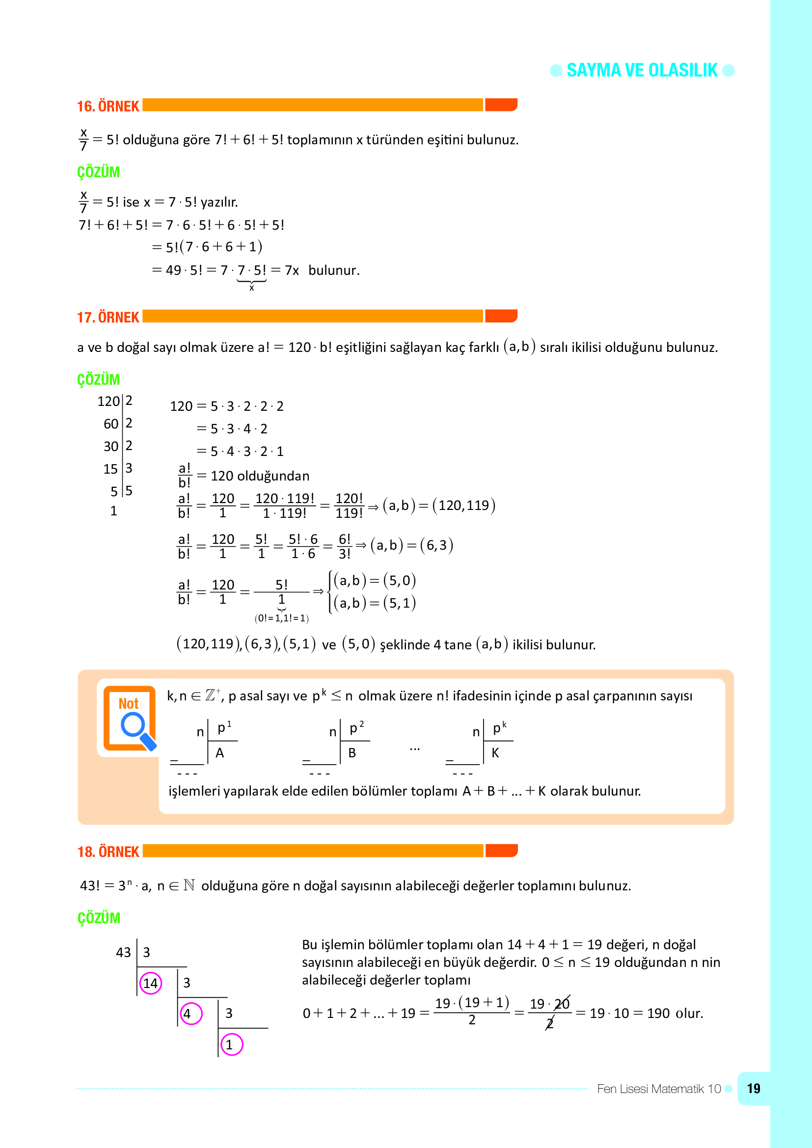 10. Sınıf Meb Yayınları Fen Lisesi Matematik Ders Kitabı Sayfa 19 Cevapları 10. Sınıf Meb Yayınları Fen Lisesi Matematik Ders Kitabı Sayfa 19 Cevapları