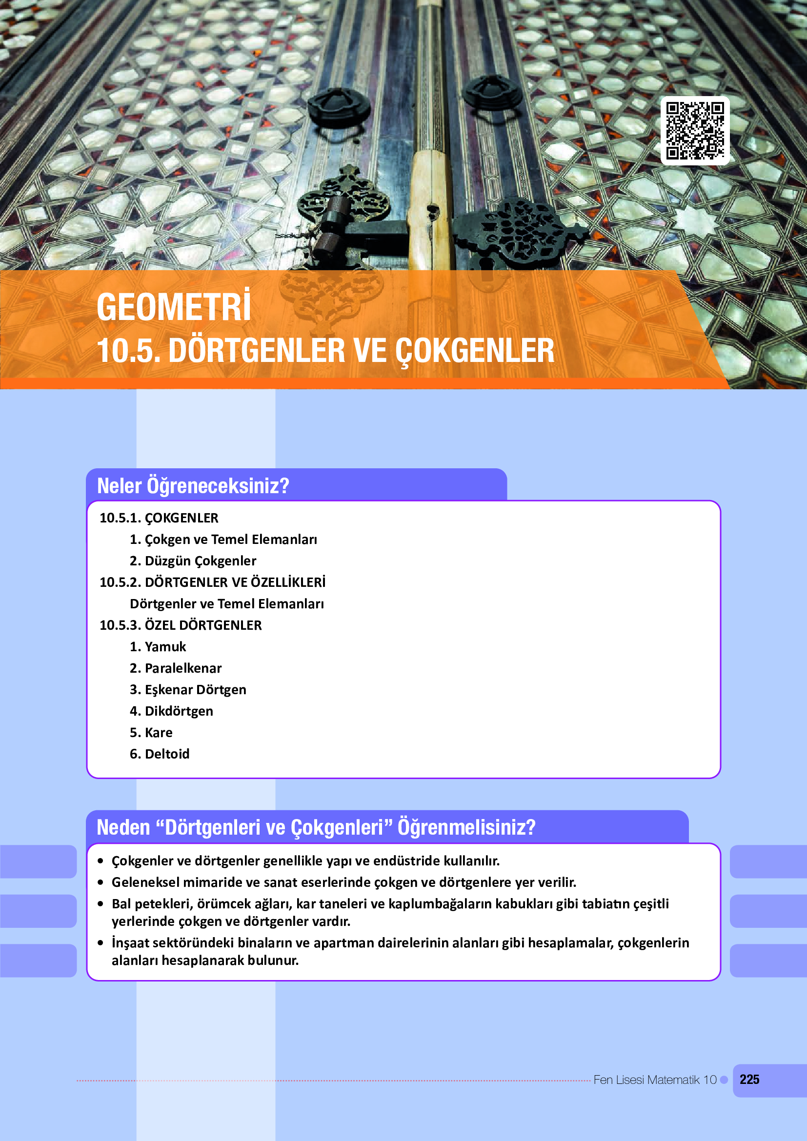 10. Sınıf Meb Yayınları Fen Lisesi Matematik Ders Kitabı Sayfa 225 Cevapları 10. Sınıf Meb Yayınları Fen Lisesi Matematik Ders Kitabı Sayfa 225 Cevapları