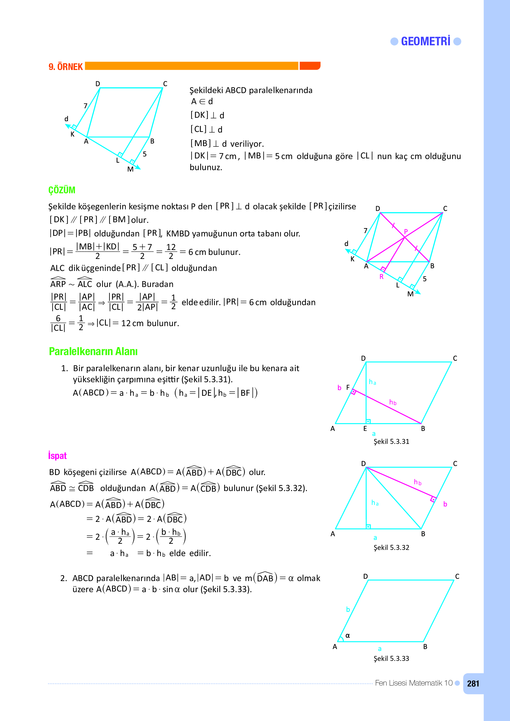 10. Sınıf Meb Yayınları Fen Lisesi Matematik Ders Kitabı Sayfa 281 Cevapları 10. Sınıf Meb Yayınları Fen Lisesi Matematik Ders Kitabı Sayfa 281 Cevapları