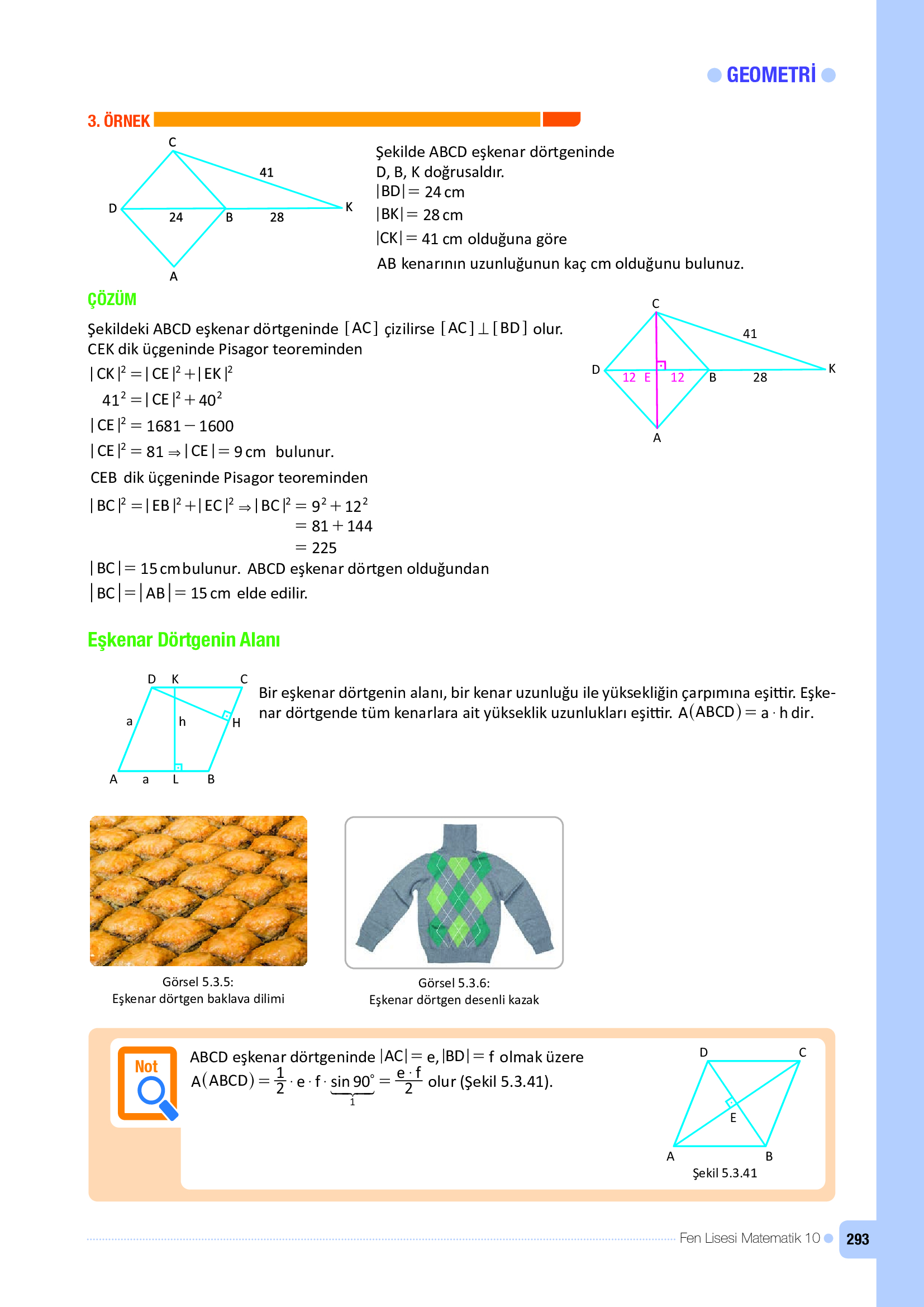 10. Sınıf Meb Yayınları Fen Lisesi Matematik Ders Kitabı Sayfa 293 Cevapları 10. Sınıf Meb Yayınları Fen Lisesi Matematik Ders Kitabı Sayfa 293 Cevapları