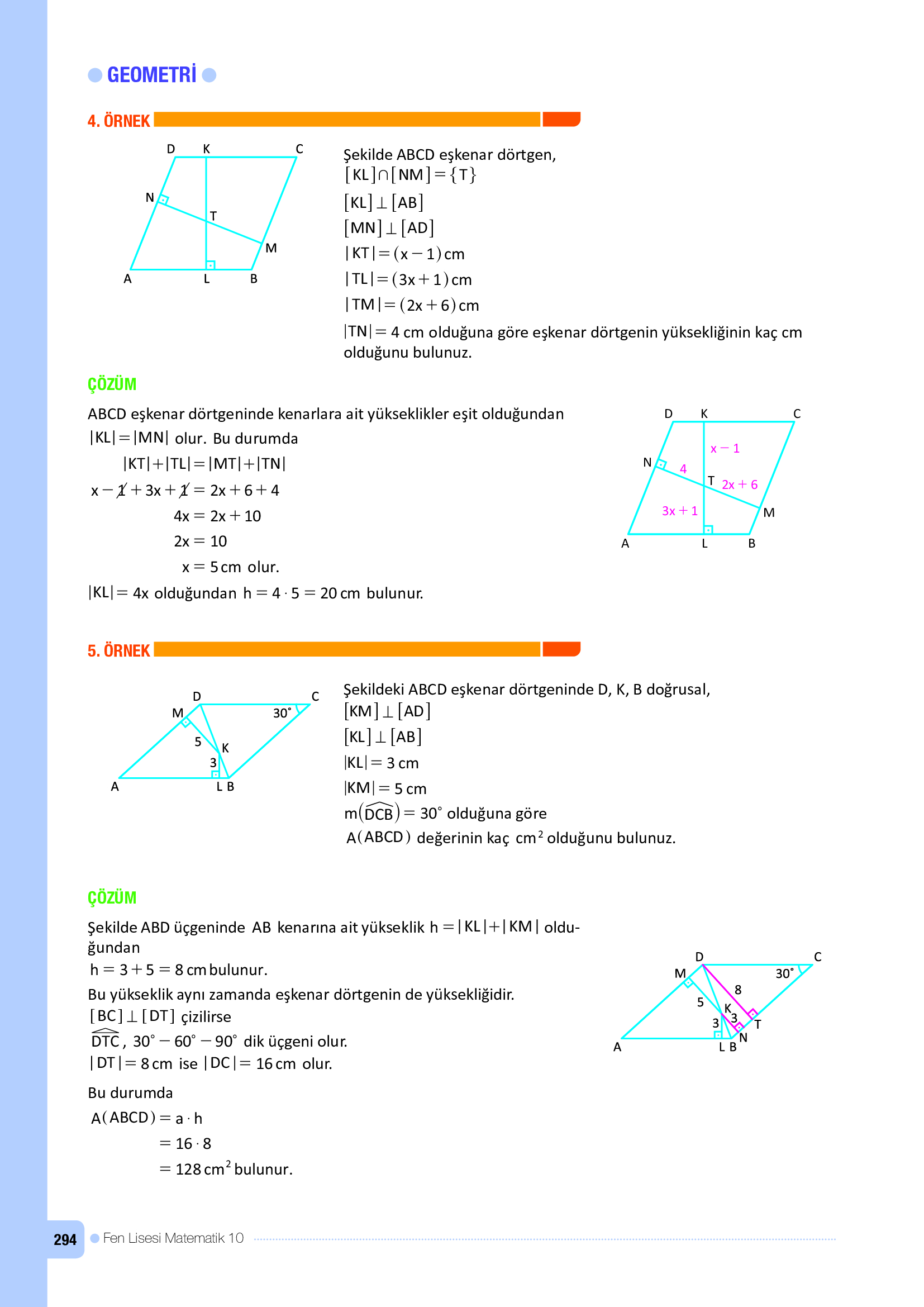 10. Sınıf Meb Yayınları Fen Lisesi Matematik Ders Kitabı Sayfa 294 Cevapları 10. Sınıf Meb Yayınları Fen Lisesi Matematik Ders Kitabı Sayfa 294 Cevapları