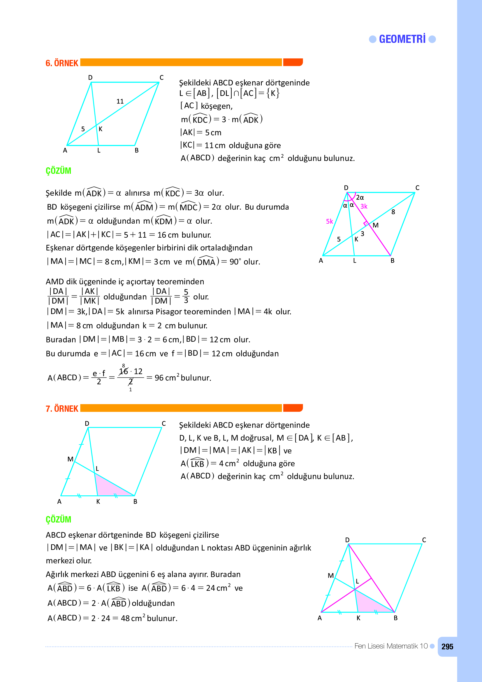 10. Sınıf Meb Yayınları Fen Lisesi Matematik Ders Kitabı Sayfa 295 Cevapları 10. Sınıf Meb Yayınları Fen Lisesi Matematik Ders Kitabı Sayfa 295 Cevapları