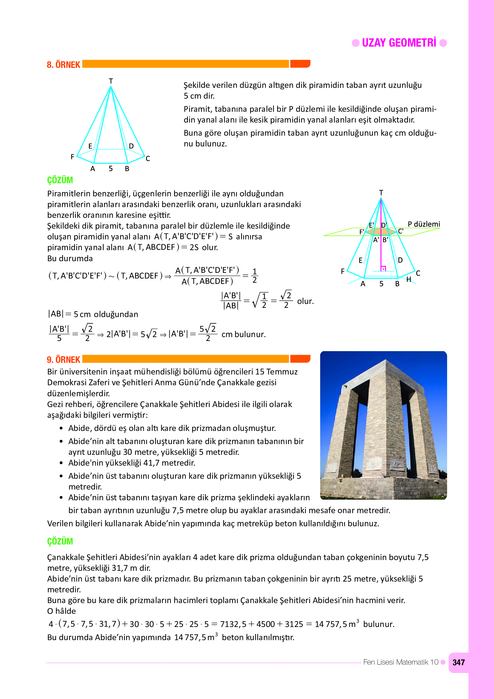10. Sınıf Meb Yayınları Fen Lisesi Matematik Ders Kitabı Sayfa 347 Cevapları 10. Sınıf Meb Yayınları Fen Lisesi Matematik Ders Kitabı Sayfa 347 Cevapları