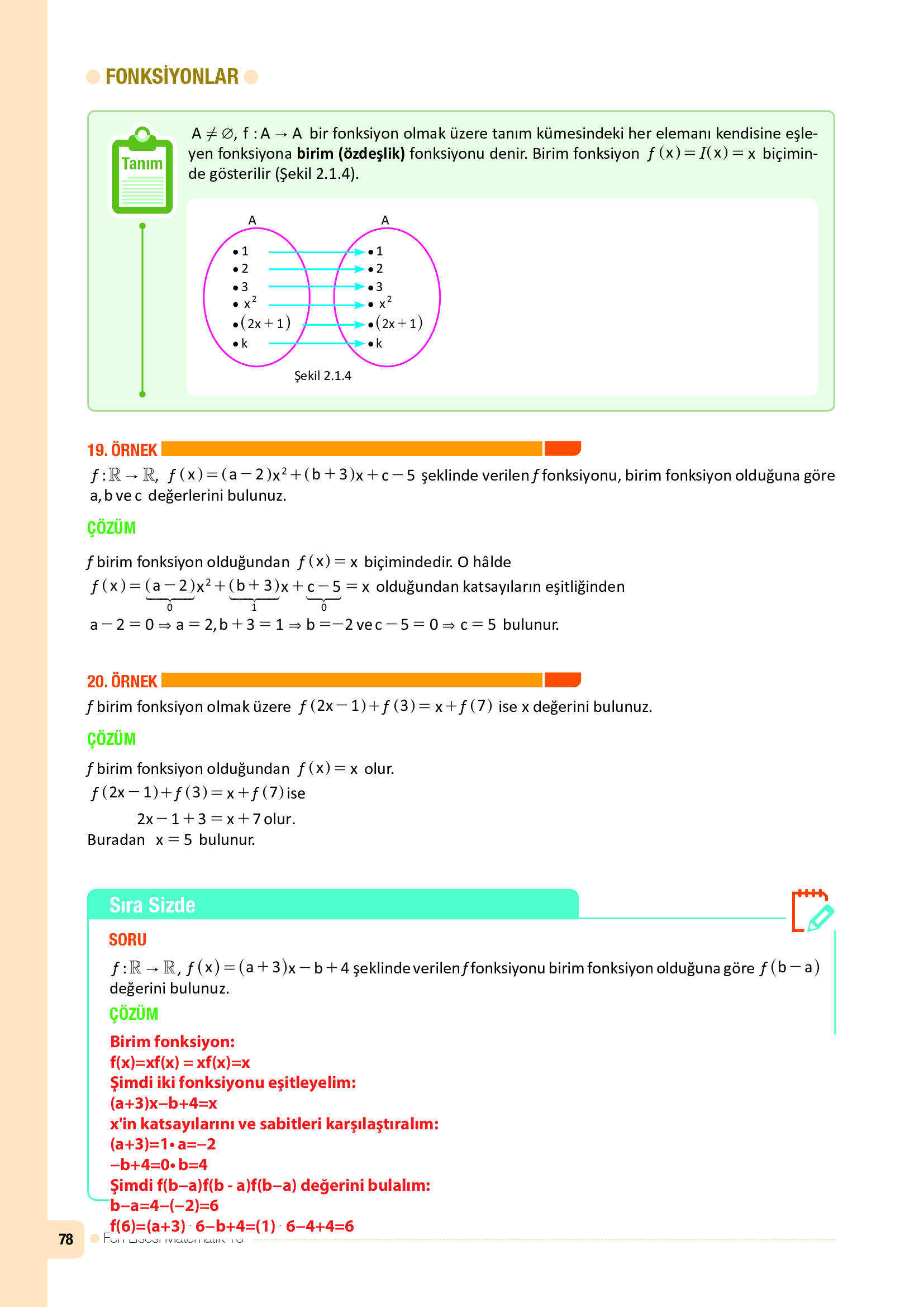 10. Sınıf Meb Yayınları Fen Lisesi Matematik Ders Kitabı Sayfa 78 Cevapları 10. Sınıf Meb Yayınları Fen Lisesi Matematik Ders Kitabı Sayfa 78 Cevapları
