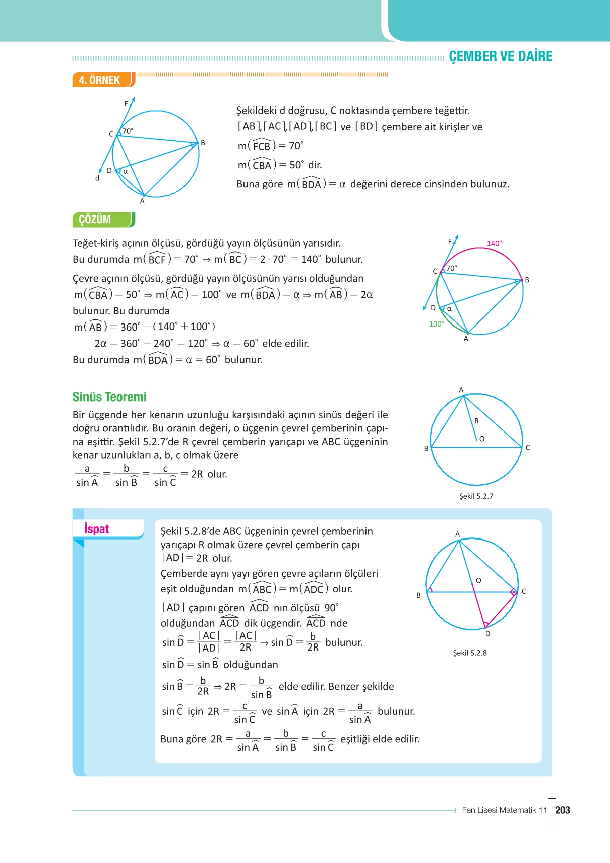 11. Sınıf Meb Yayınları Fen Lisesi Matematik Ders Kitabı Sayfa 203 Cevapları 11. Sınıf Meb Yayınları Fen Lisesi Matematik Ders Kitabı Sayfa 203 Cevapları