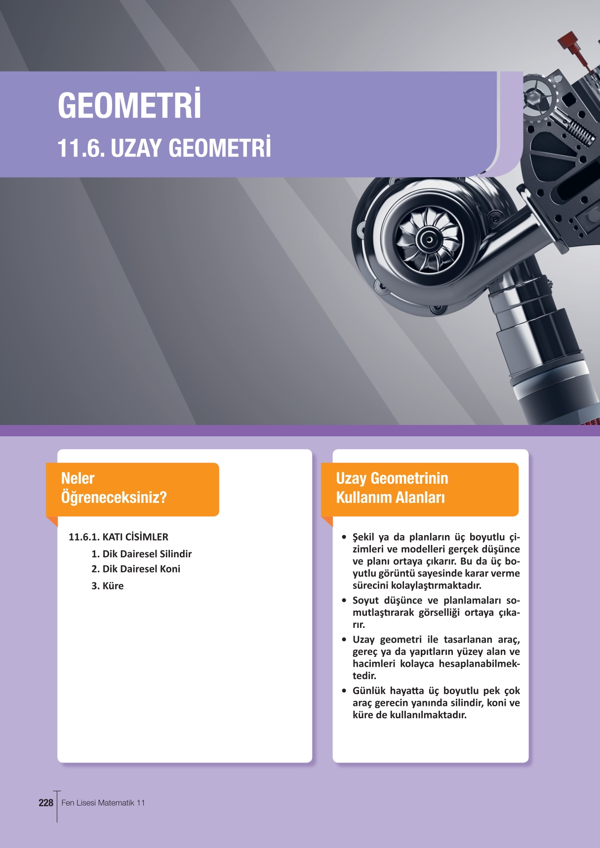 11. Sınıf Meb Yayınları Fen Lisesi Matematik Ders Kitabı Sayfa 228 Cevapları