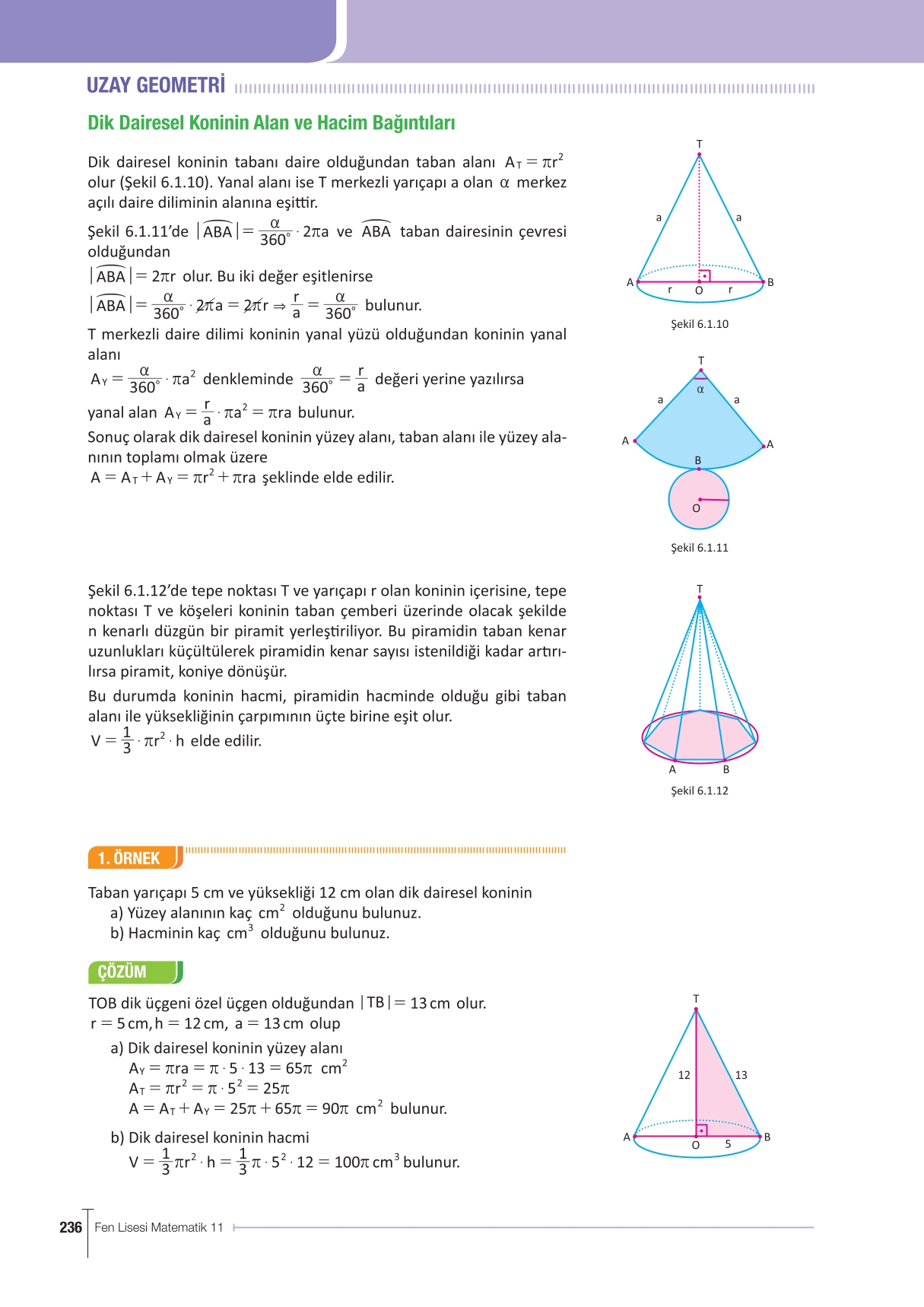 11. Sınıf Meb Yayınları Fen Lisesi Matematik Ders Kitabı Sayfa 236 Cevapları