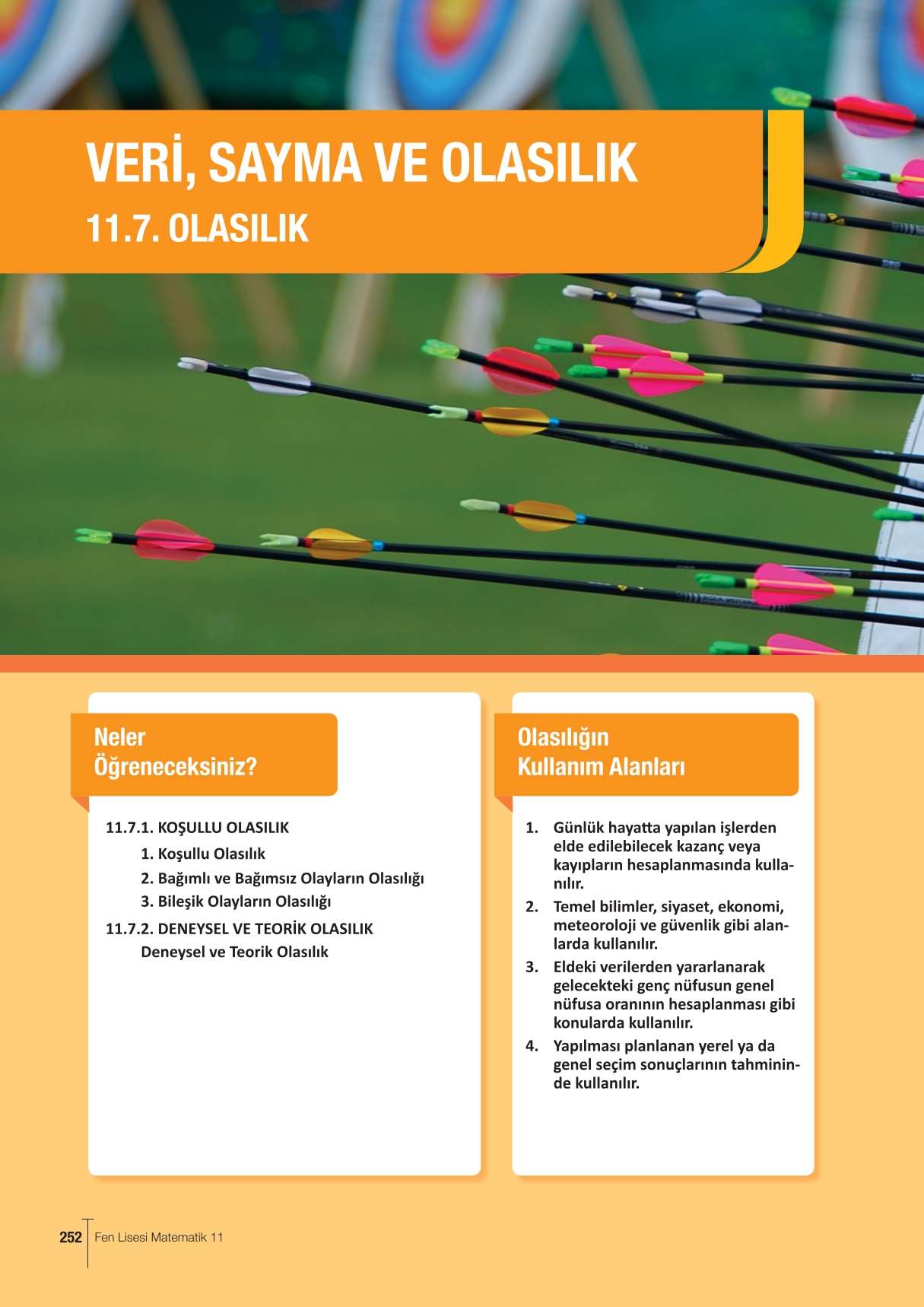 11. Sınıf Meb Yayınları Fen Lisesi Matematik Ders Kitabı Sayfa 252 Cevapları