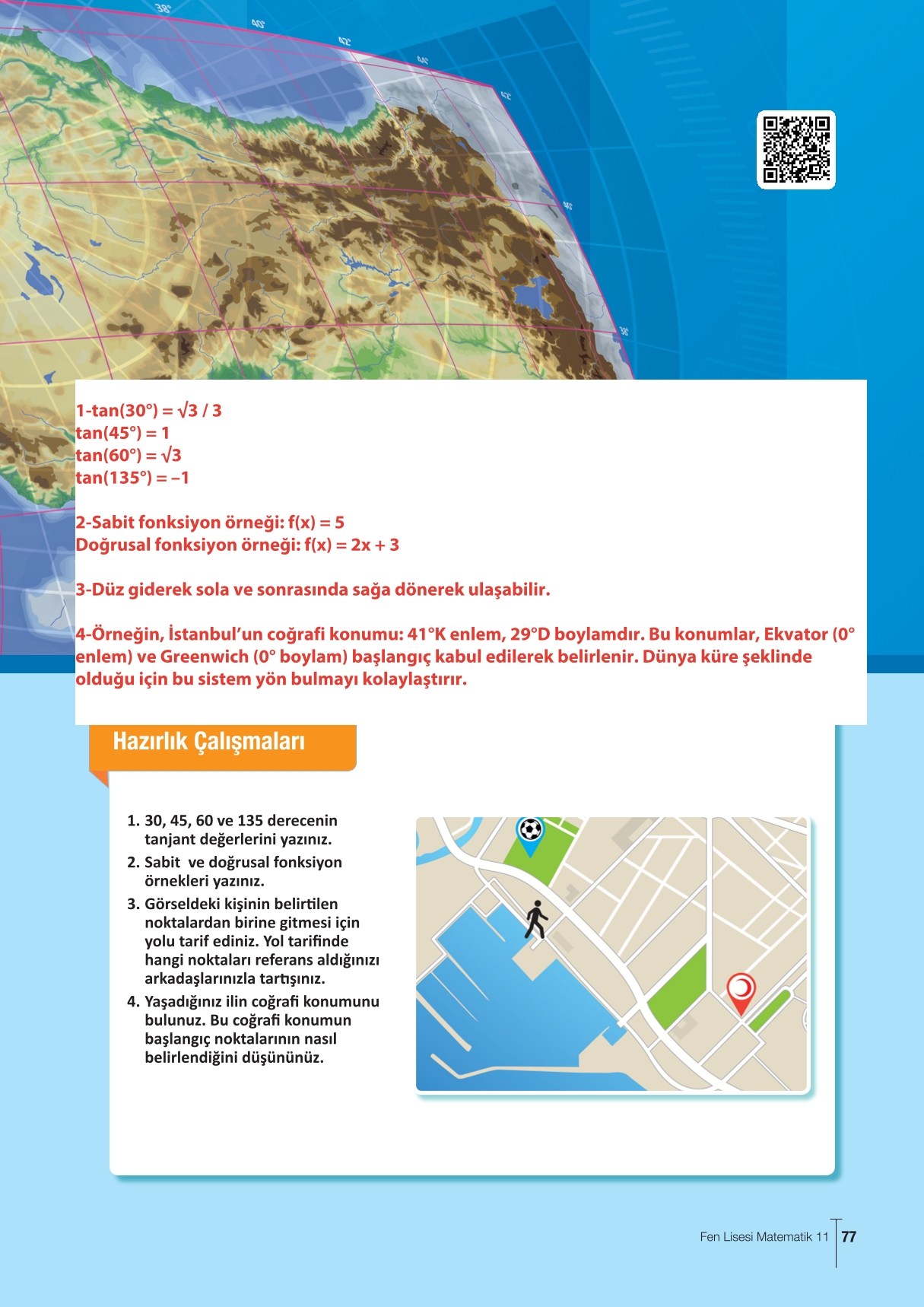 11. Sınıf Meb Yayınları Fen Lisesi Matematik Ders Kitabı Sayfa 77 Cevapları 11. Sınıf Meb Yayınları Fen Lisesi Matematik Ders Kitabı Sayfa 77 Cevapları