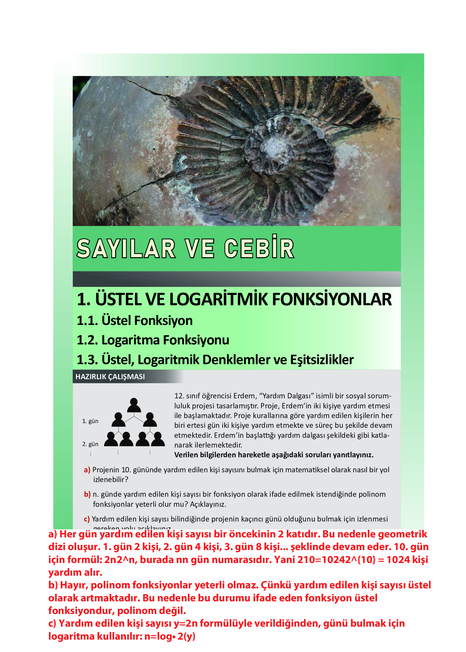 12. Sınıf Meb Yayınları Fen Lisesi Matematik Ders Kitabı Sayfa 11 Cevapları 12. Sınıf Meb Yayınları Fen Lisesi Matematik Ders Kitabı Sayfa 11 Cevapları