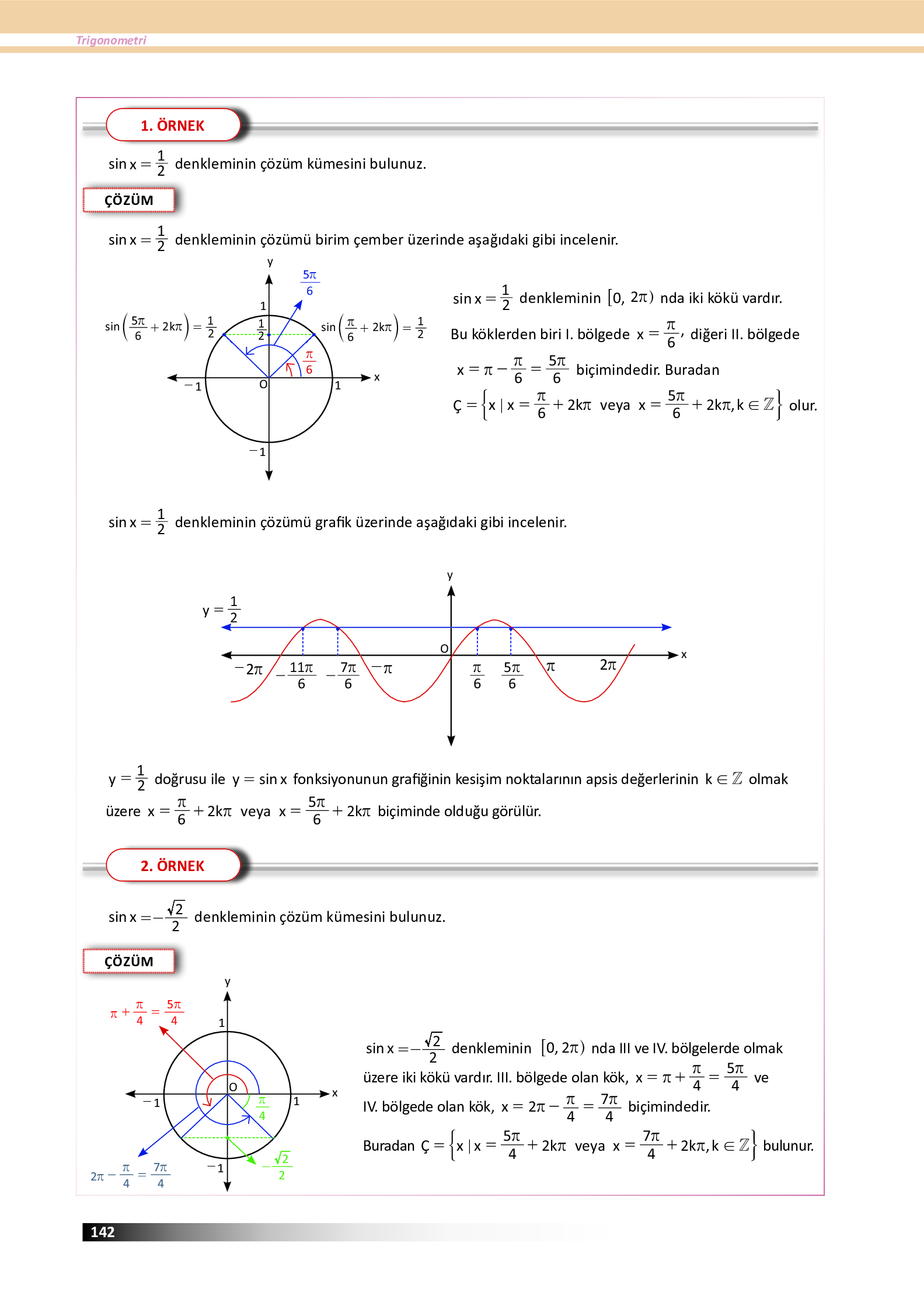 12. Sınıf Meb Yayınları Fen Lisesi Matematik Ders Kitabı Sayfa 142 Cevapları