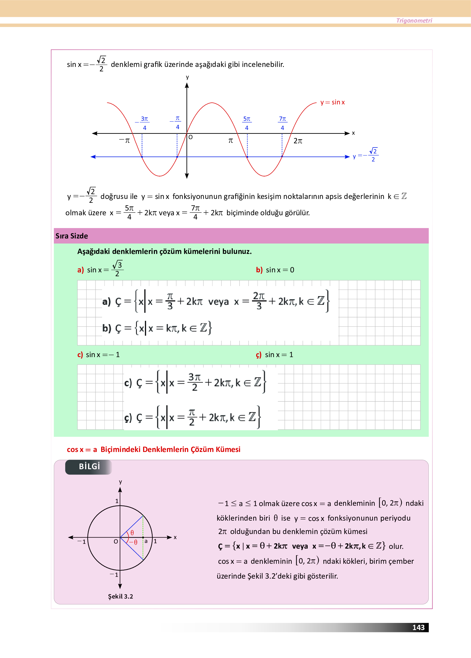 12. Sınıf Meb Yayınları Fen Lisesi Matematik Ders Kitabı Sayfa 143 Cevapları 12. Sınıf Meb Yayınları Fen Lisesi Matematik Ders Kitabı Sayfa 143 Cevapları