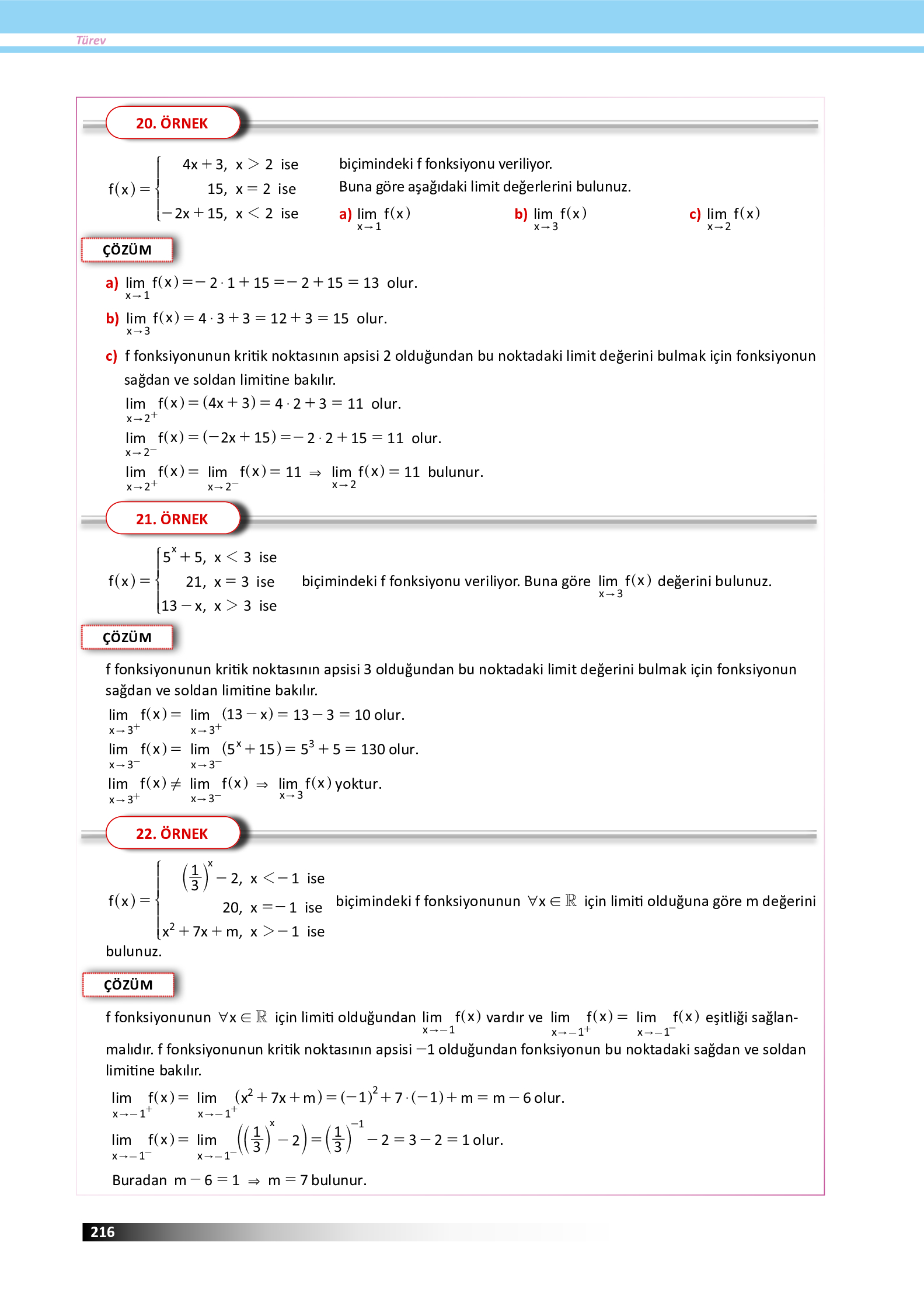12. Sınıf Meb Yayınları Fen Lisesi Matematik Ders Kitabı Sayfa 216 Cevapları 12. Sınıf Meb Yayınları Fen Lisesi Matematik Ders Kitabı Sayfa 216 Cevapları