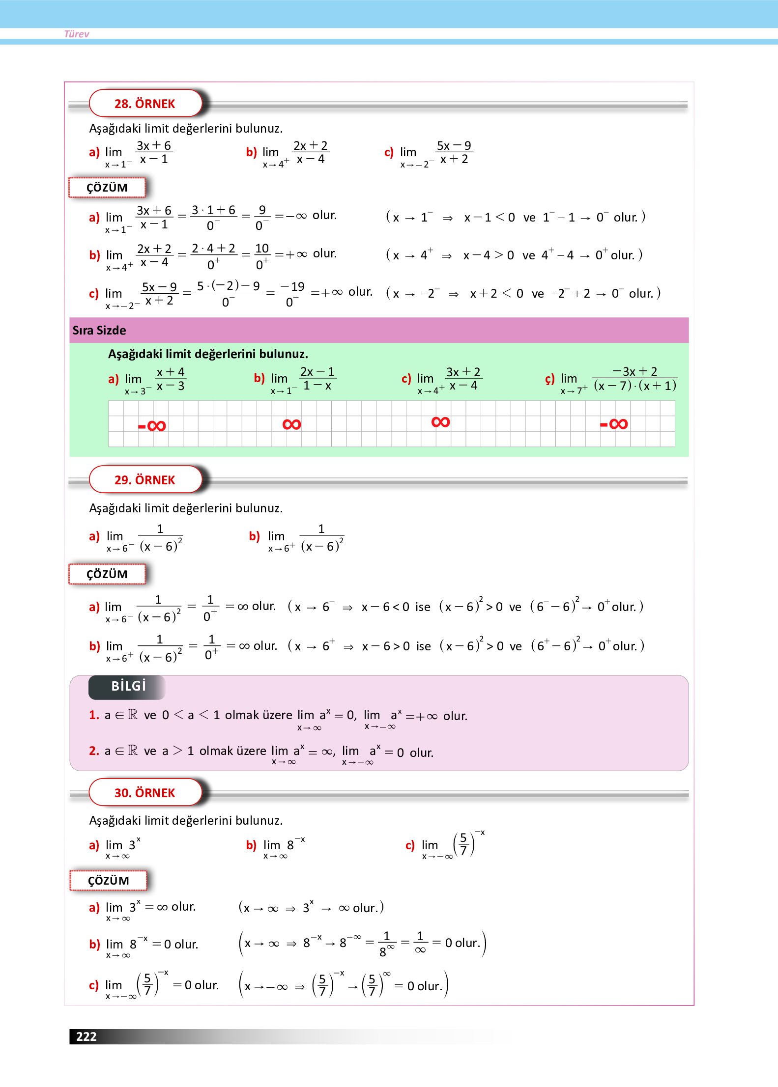 12. Sınıf Meb Yayınları Fen Lisesi Matematik Ders Kitabı Sayfa 222 Cevapları 12. Sınıf Meb Yayınları Fen Lisesi Matematik Ders Kitabı Sayfa 222 Cevapları