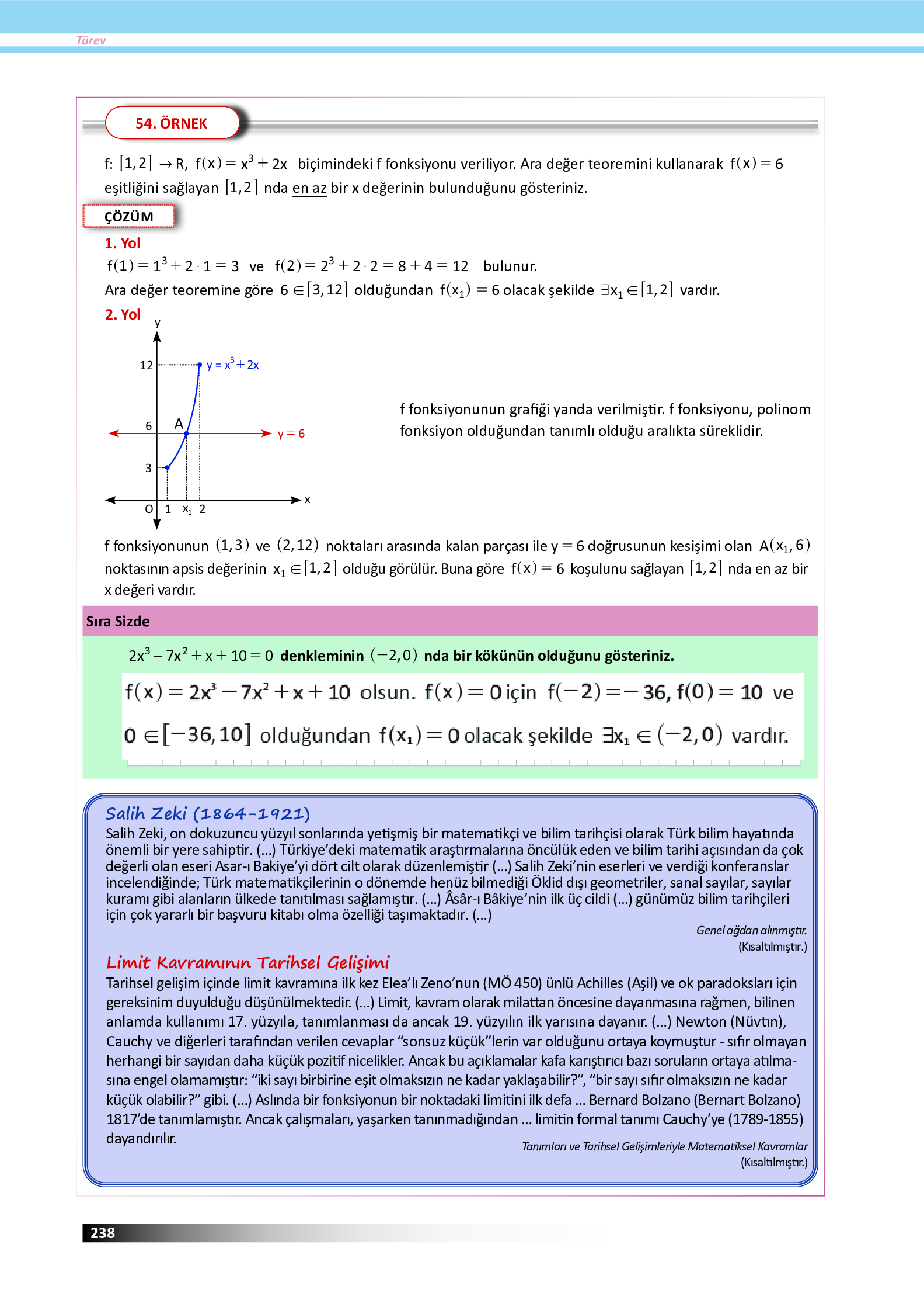 12. Sınıf Meb Yayınları Fen Lisesi Matematik Ders Kitabı Sayfa 238 Cevapları 12. Sınıf Meb Yayınları Fen Lisesi Matematik Ders Kitabı Sayfa 238 Cevapları