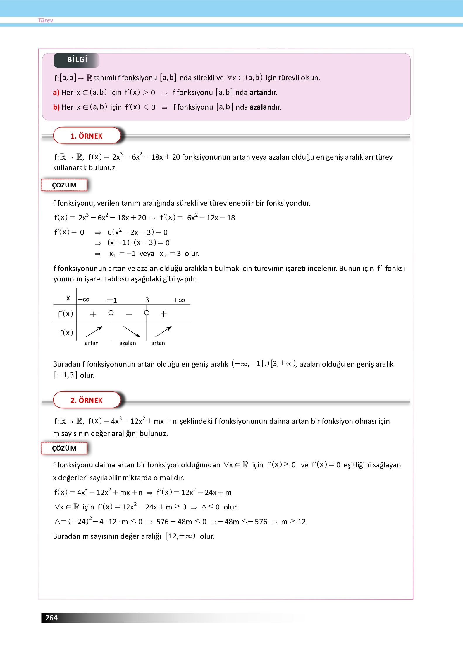 12. Sınıf Meb Yayınları Fen Lisesi Matematik Ders Kitabı Sayfa 264 Cevapları 12. Sınıf Meb Yayınları Fen Lisesi Matematik Ders Kitabı Sayfa 264 Cevapları