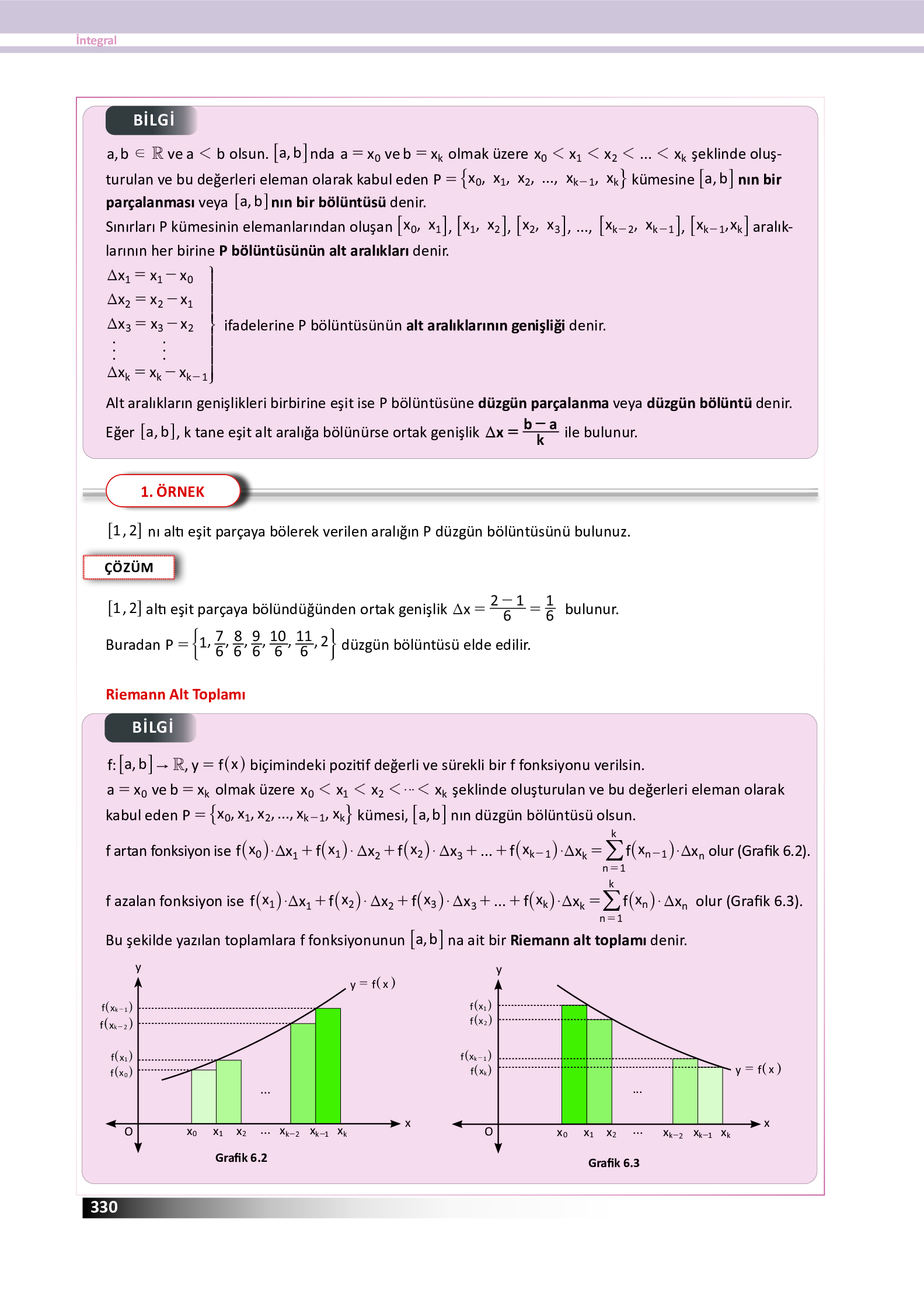 12. Sınıf Meb Yayınları Fen Lisesi Matematik Ders Kitabı Sayfa 330 Cevapları
