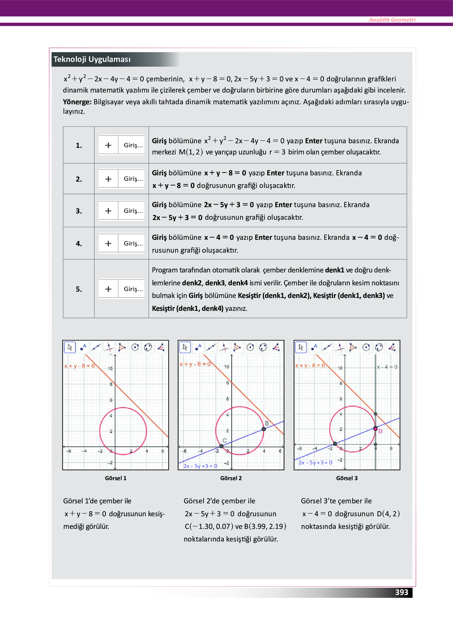 12. Sınıf Meb Yayınları Fen Lisesi Matematik Ders Kitabı Sayfa 393 Cevapları