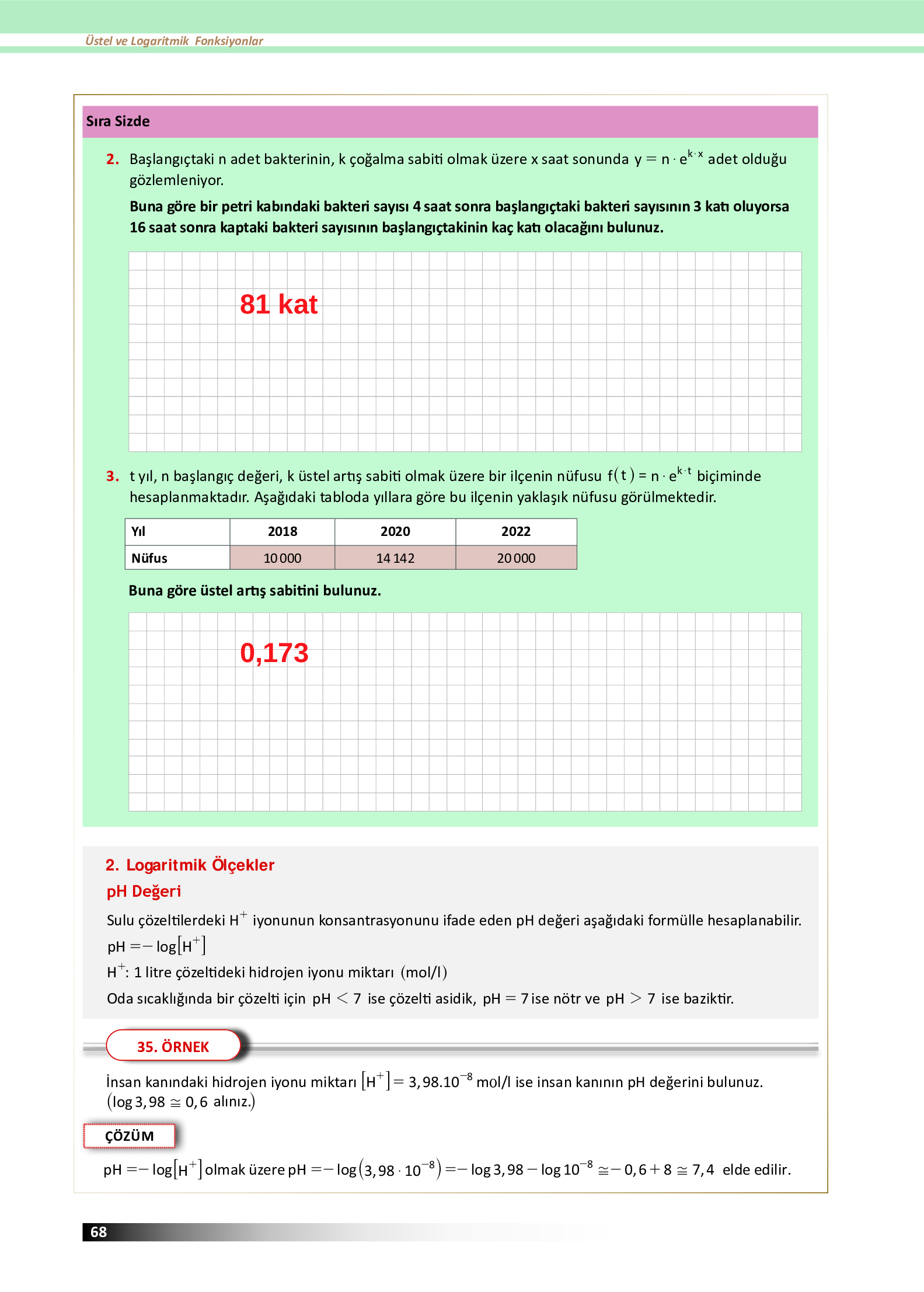 12. Sınıf Meb Yayınları Fen Lisesi Matematik Ders Kitabı Sayfa 68 Cevapları 12. Sınıf Meb Yayınları Fen Lisesi Matematik Ders Kitabı Sayfa 68 Cevapları