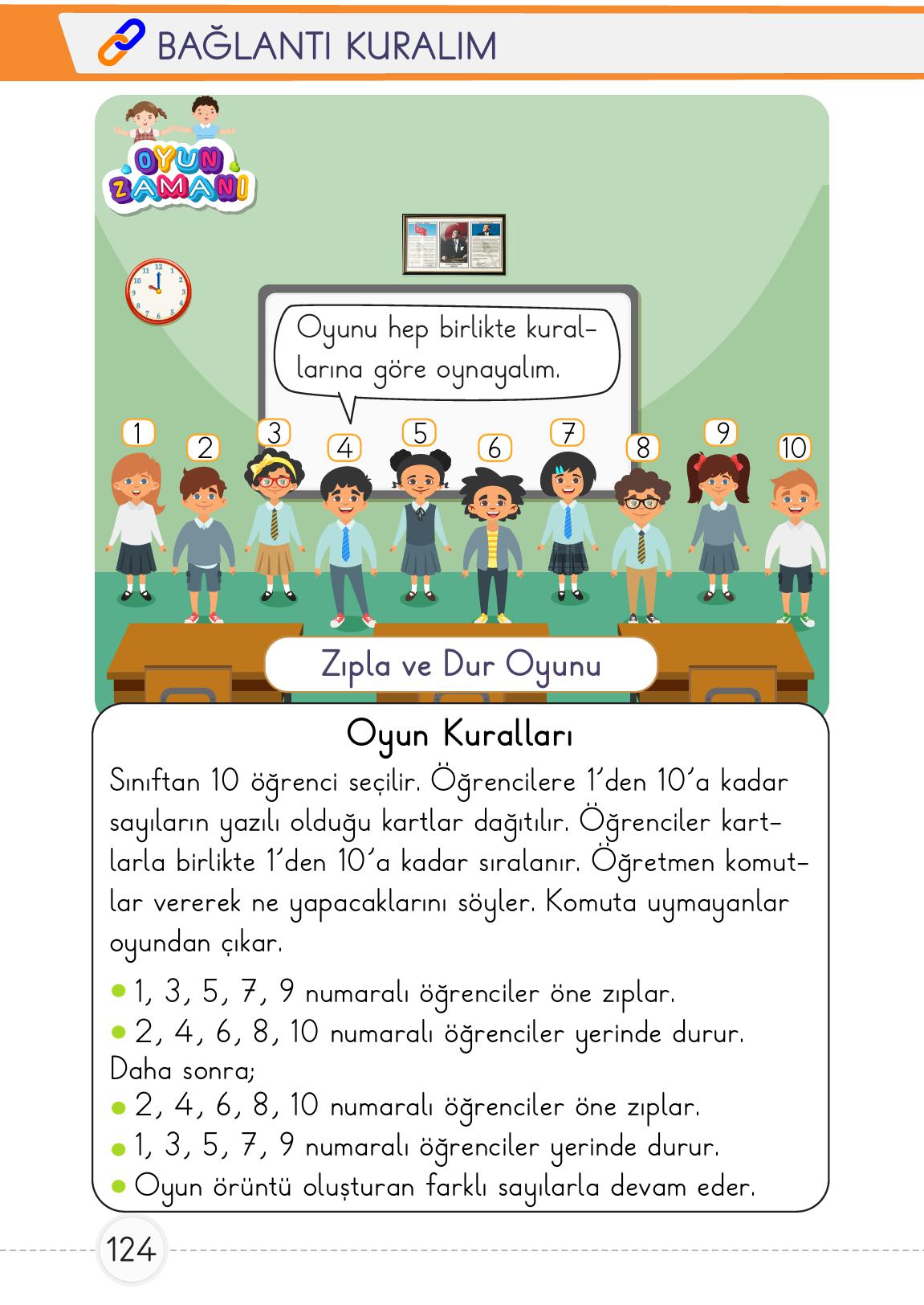 1. Sınıf Meb Yayınları Matematik Ders Kitabı 1. Kitap Sayfa 124 Cevapları 1. Sınıf Meb Yayınları Matematik Ders Kitabı 1. Kitap Sayfa 124 Cevapları