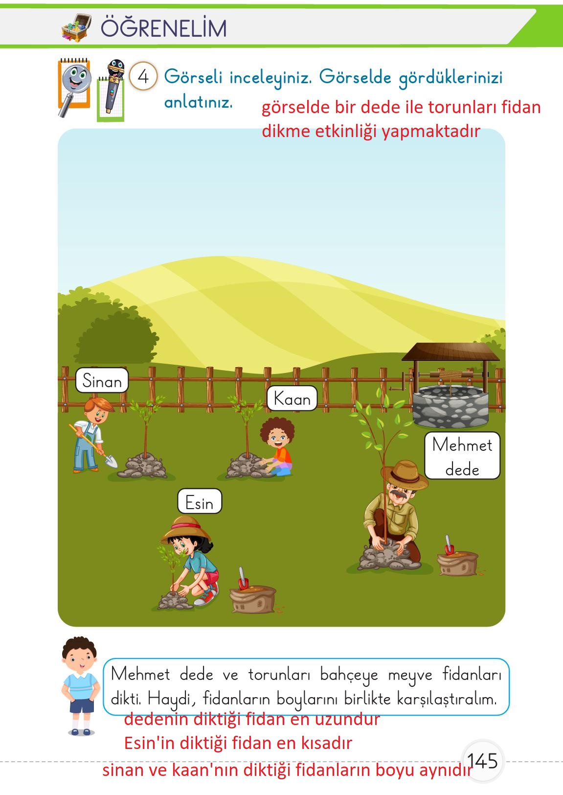 1. Sınıf Meb Yayınları Matematik Ders Kitabı 1. Kitap Sayfa 145 Cevapları 1. Sınıf Meb Yayınları Matematik Ders Kitabı 1. Kitap Sayfa 145 Cevapları