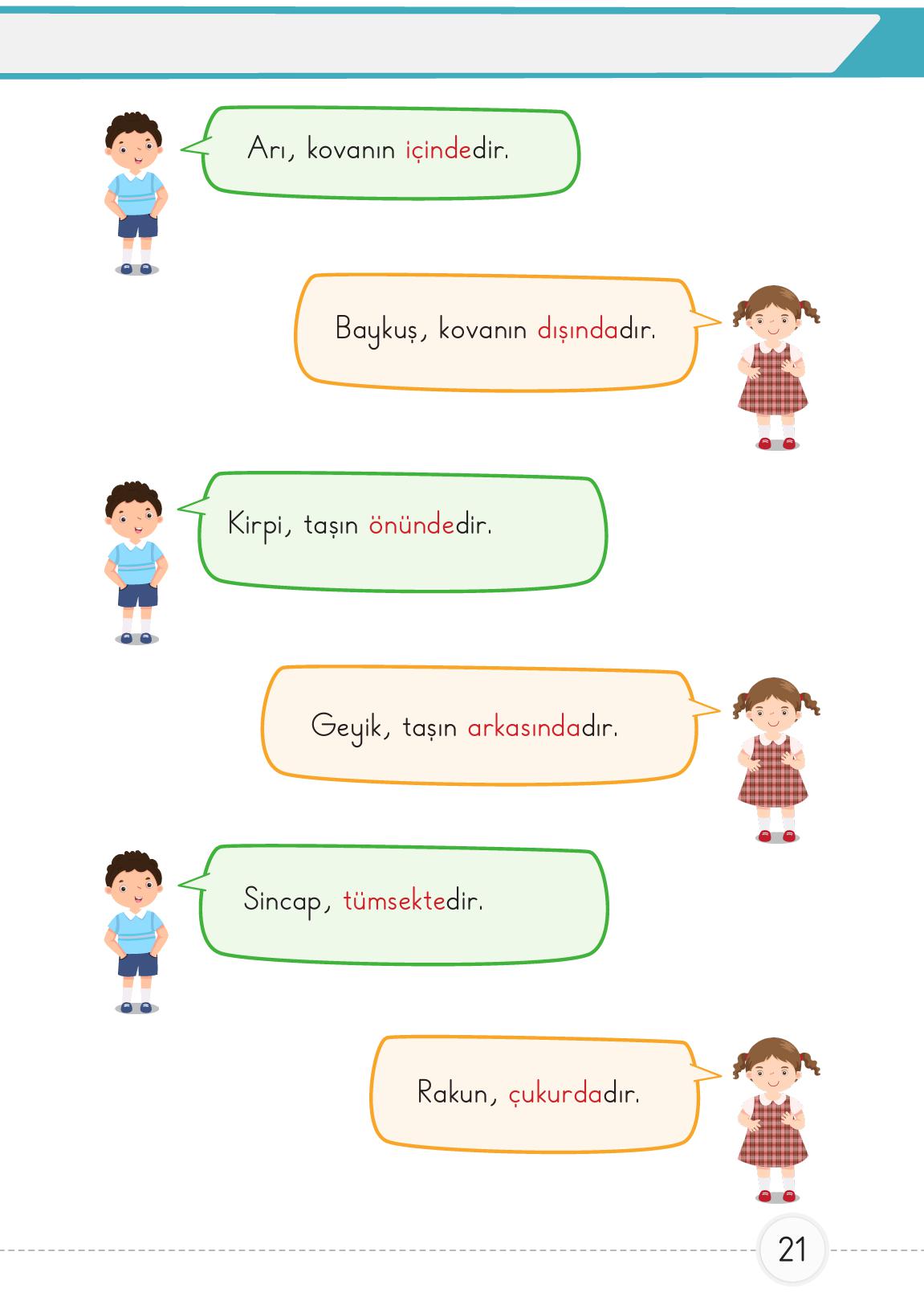 1. Sınıf Meb Yayınları Matematik Ders Kitabı 1. Kitap Sayfa 21 Cevapları