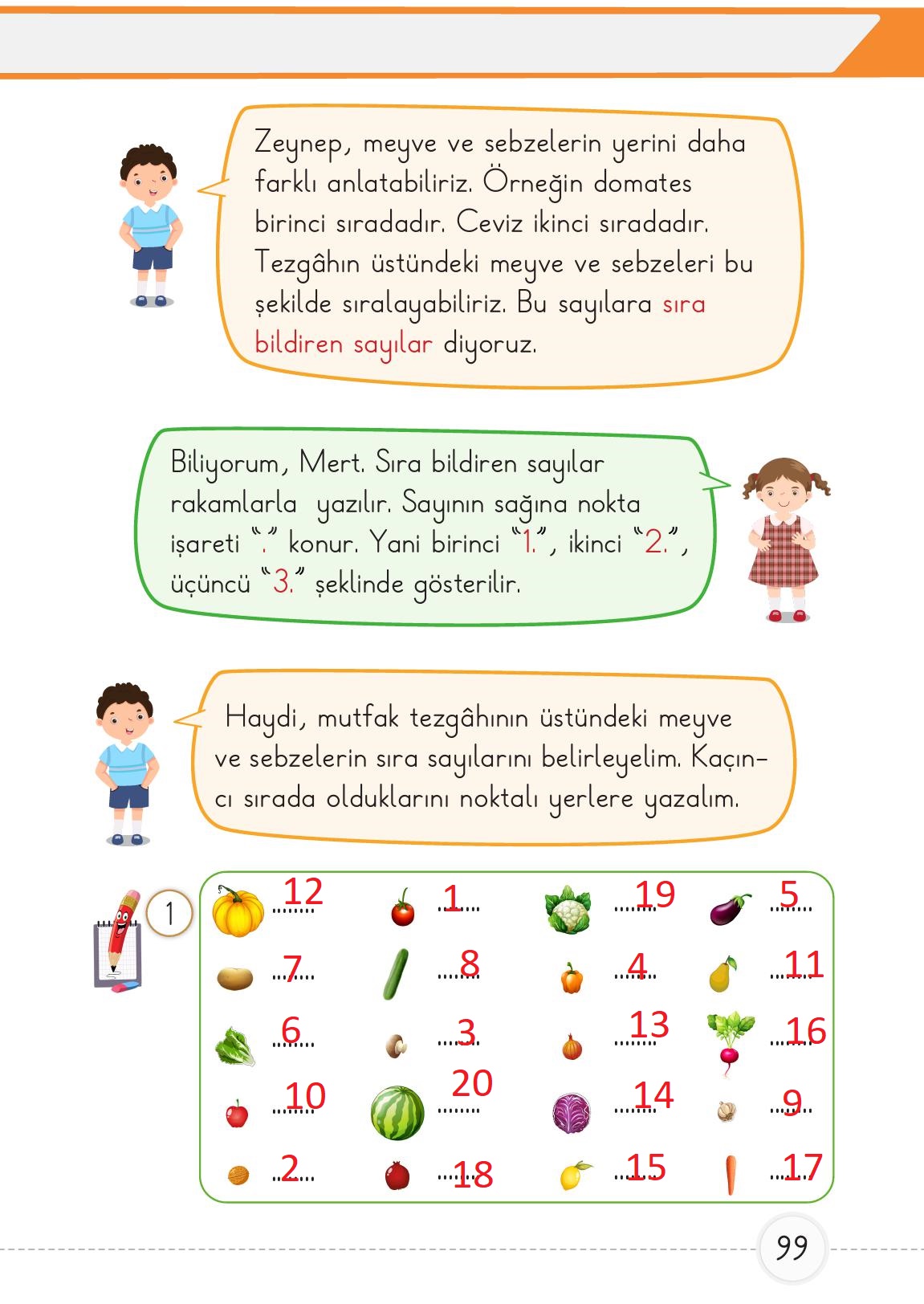 1. Sınıf Meb Yayınları Matematik Ders Kitabı 1. Kitap Sayfa 99 Cevapları 1. Sınıf Meb Yayınları Matematik Ders Kitabı 1. Kitap Sayfa 99 Cevapları