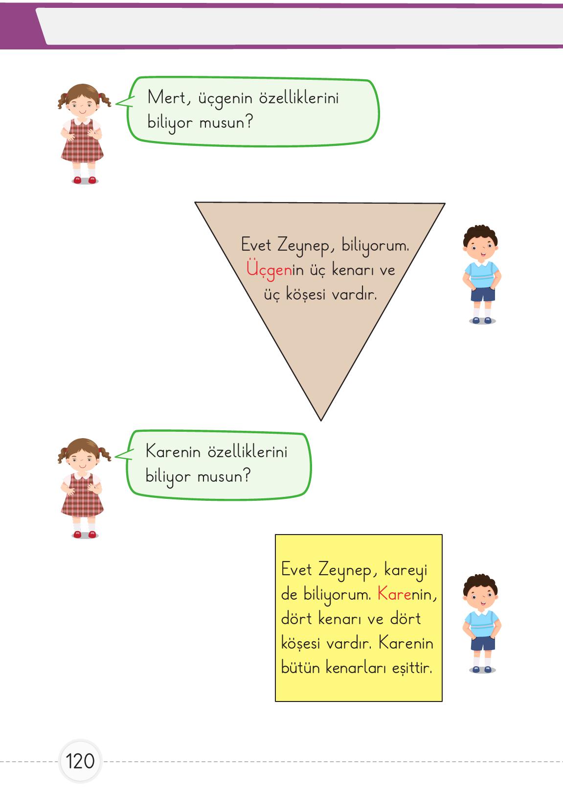 1. Sınıf Meb Yayınları Matematik Ders Kitabı 2. Kitap Sayfa 120 Cevapları