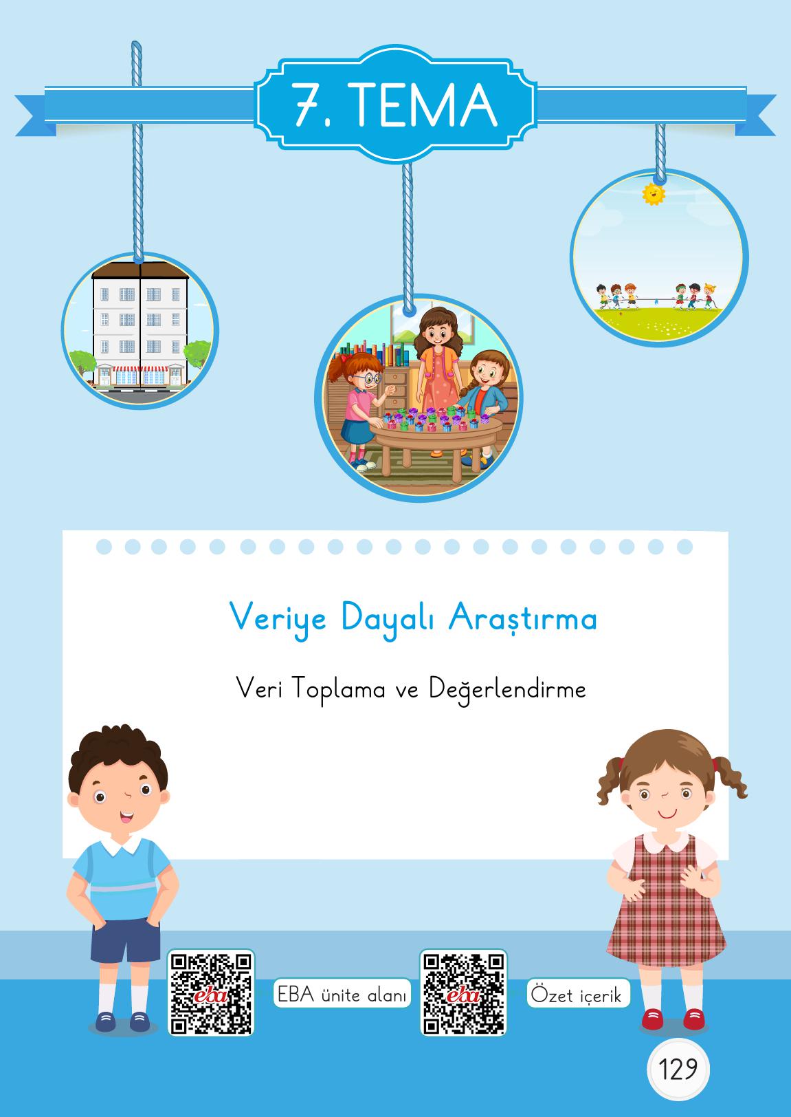 1. Sınıf Meb Yayınları Matematik Ders Kitabı 2. Kitap Sayfa 129 Cevapları