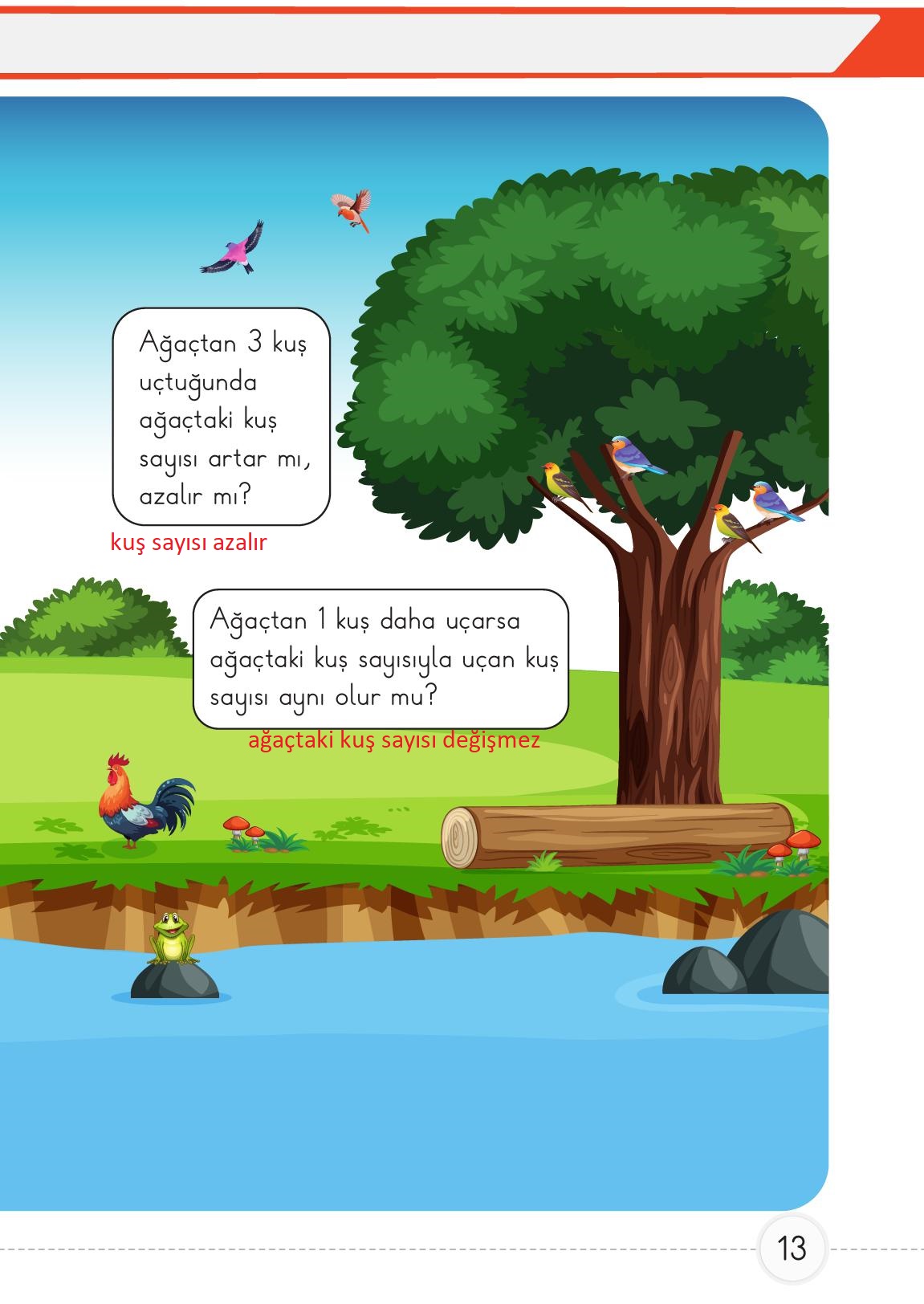 1. Sınıf Meb Yayınları Matematik Ders Kitabı 2. Kitap Sayfa 13 Cevapları