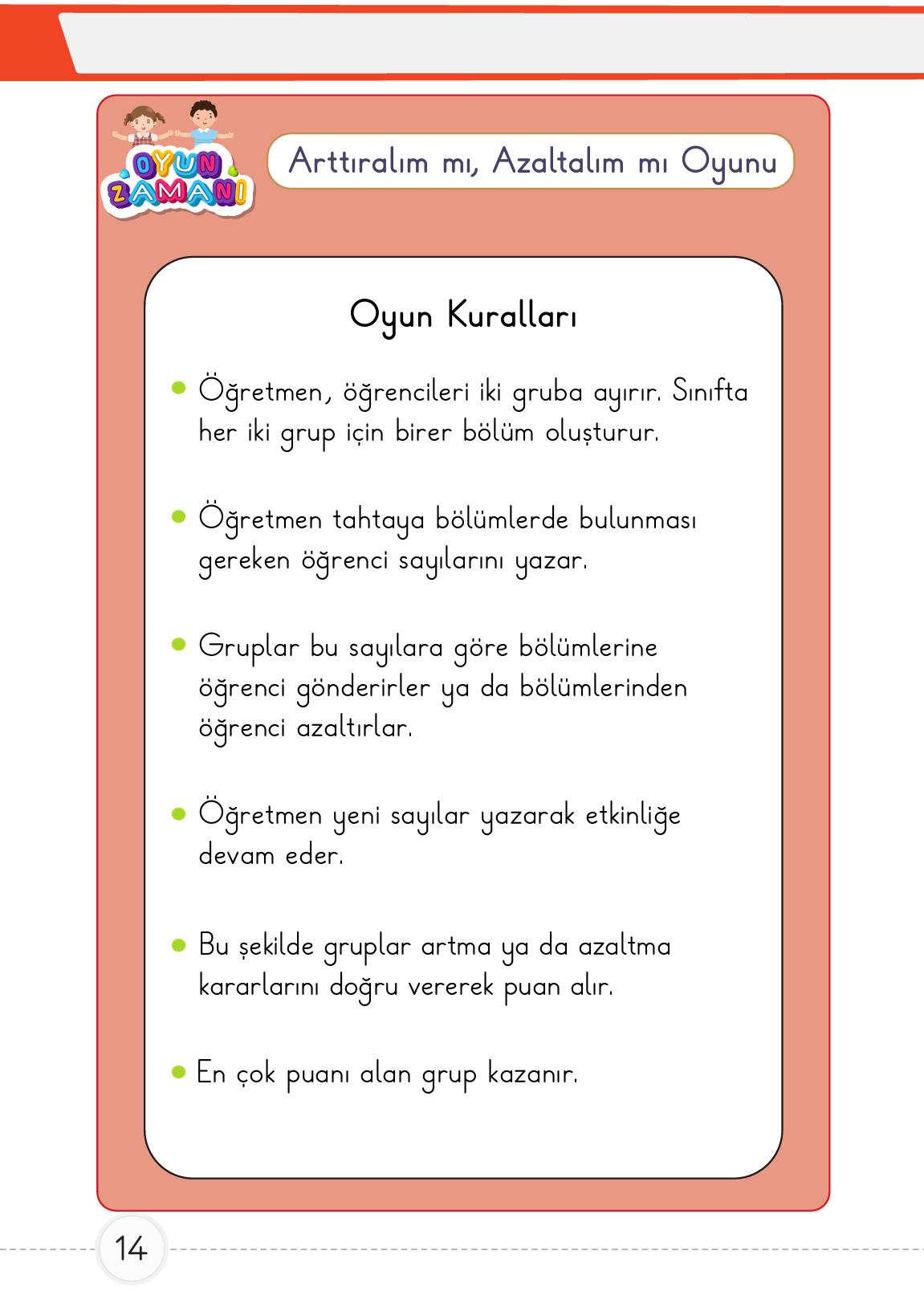 1. Sınıf Meb Yayınları Matematik Ders Kitabı 2. Kitap Sayfa 14 Cevapları