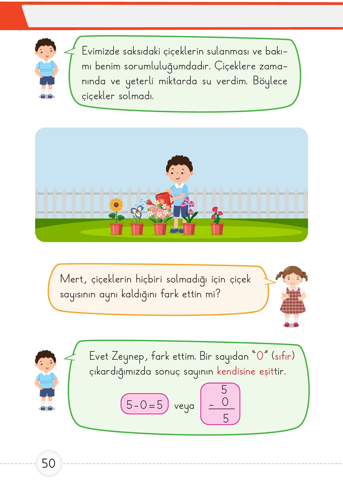 1. Sınıf Meb Yayınları Matematik Ders Kitabı 2. Kitap Sayfa 50 Cevapları